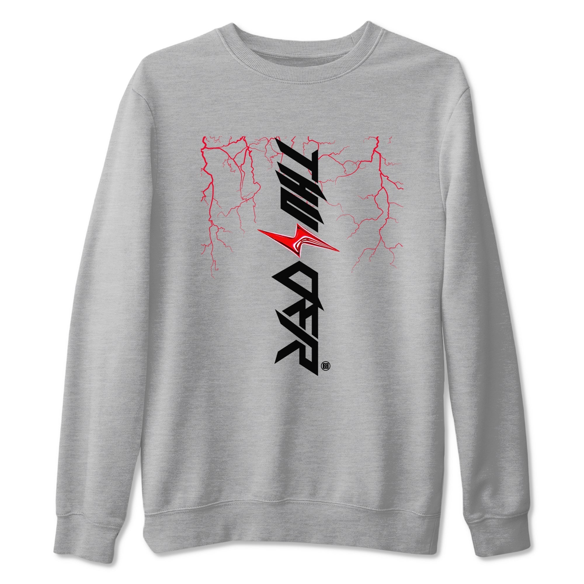 Lightning Thunder snkmatch Tees - Air Jordan 4 Red Thunder