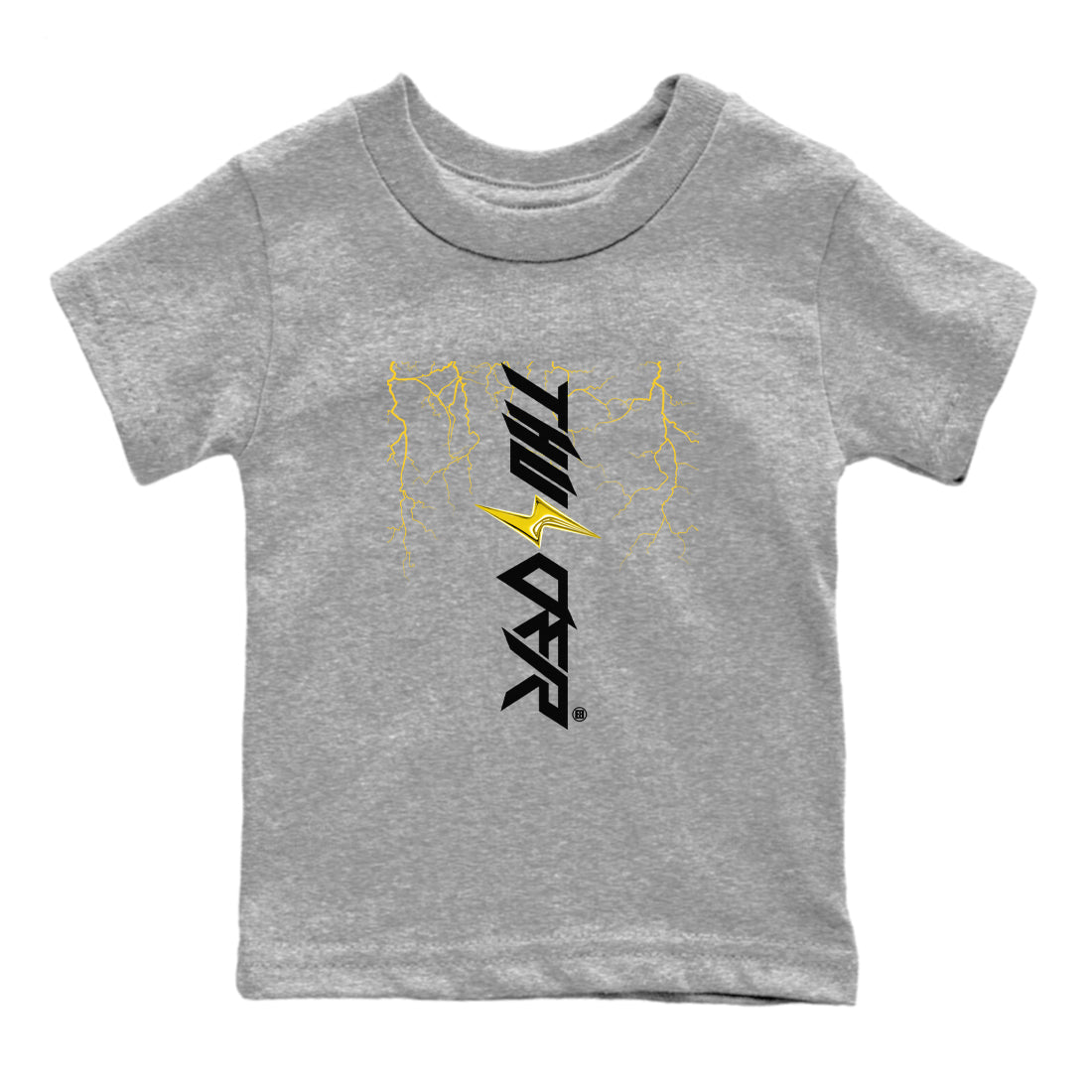 Lightning Thunder snkmatch Tees Kids - Air Jordan 4 Thunder