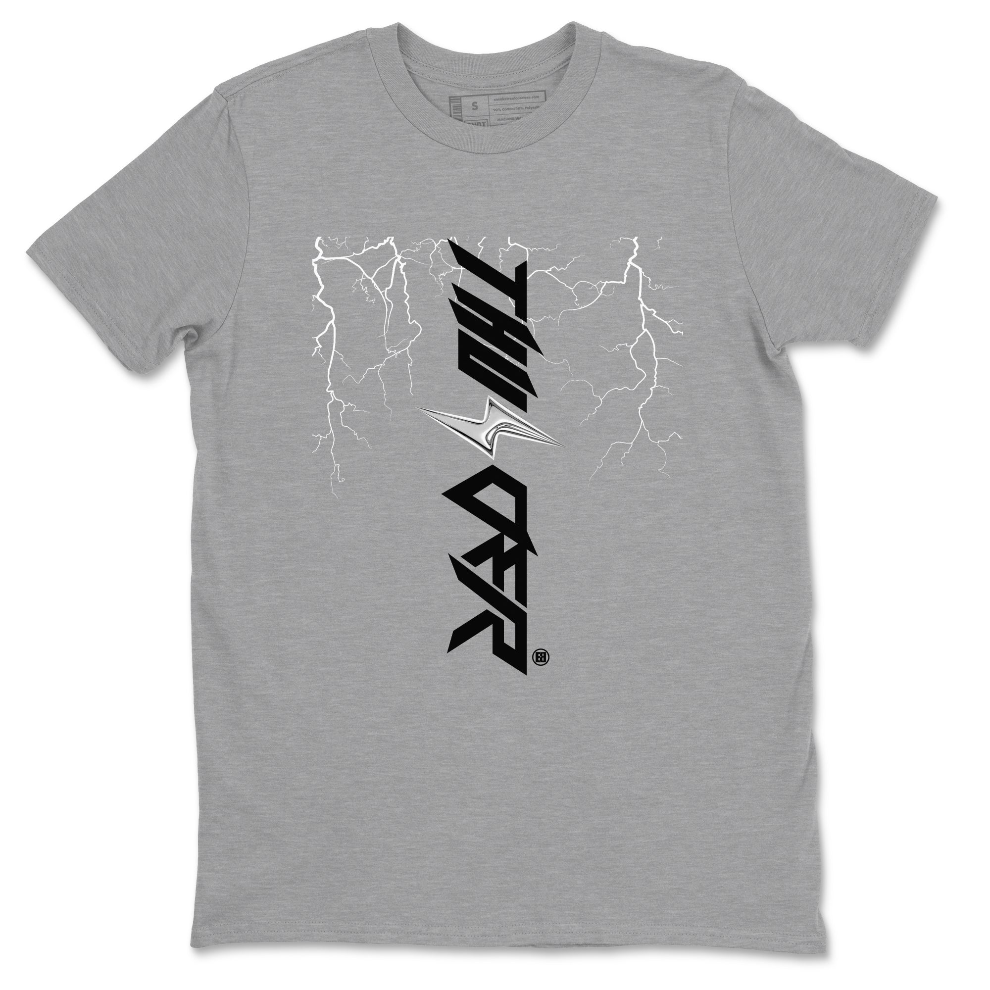 Lightning Thunder snkmatch Tees - Air Jordan 4 White Thunder