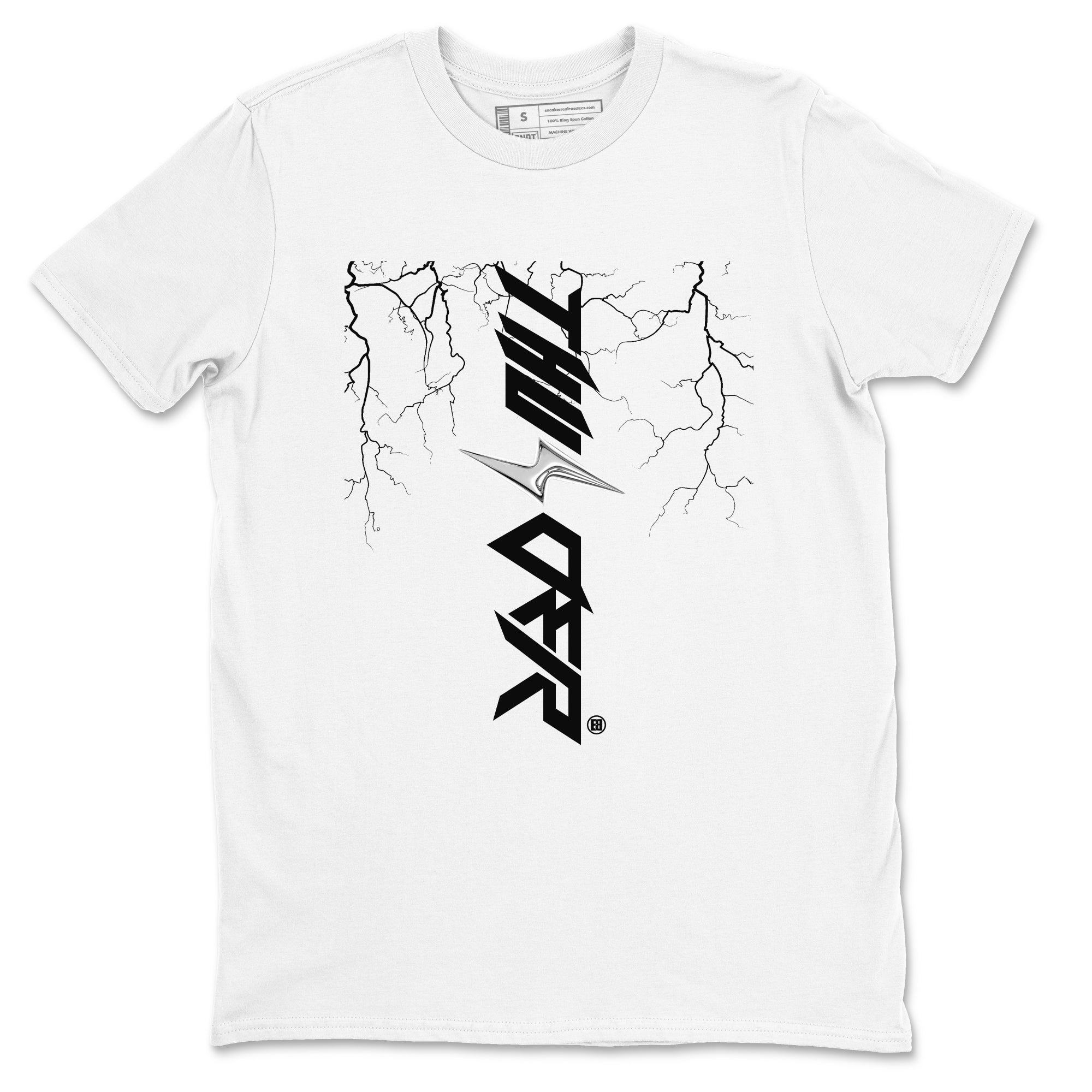 Lightning Thunder snkmatch Tees - Air Jordan 4 White Thunder
