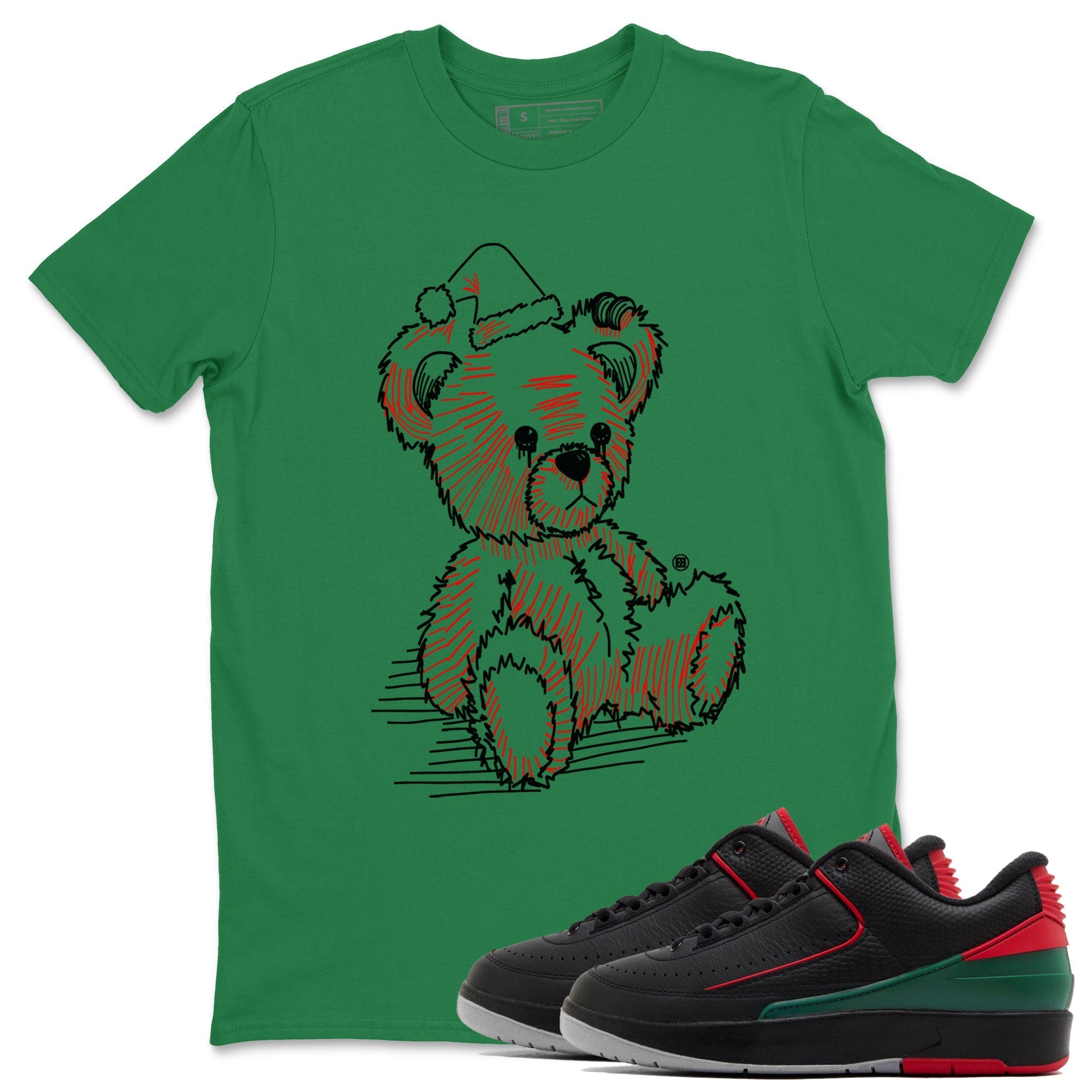 Line Bear snkmatch Tee - Air Jordan 2 Christmas