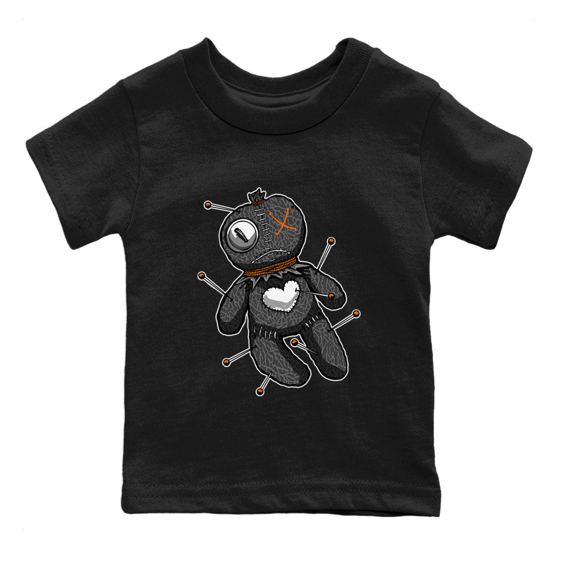Linen Voodoo Doll snkmatch Tee Kids - Air Jordan 3 Fear