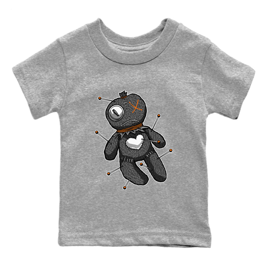 Linen Voodoo Doll snkmatch Tee Kids - Air Jordan 3 Fear