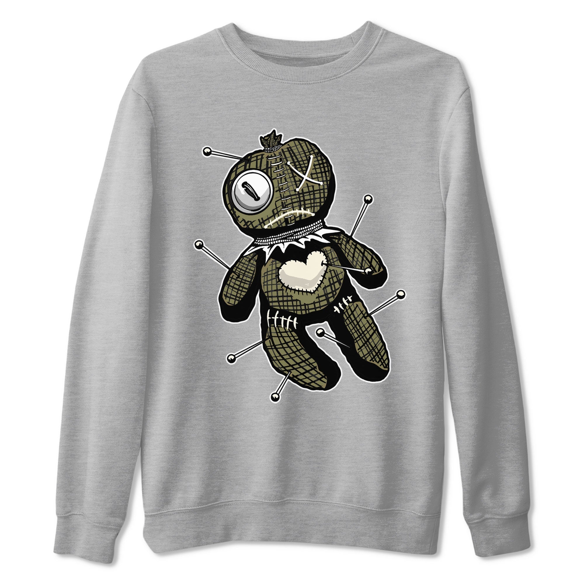 Linen Voodoo Doll snkmatch Tee - Air Jordan 4 Medium Olive