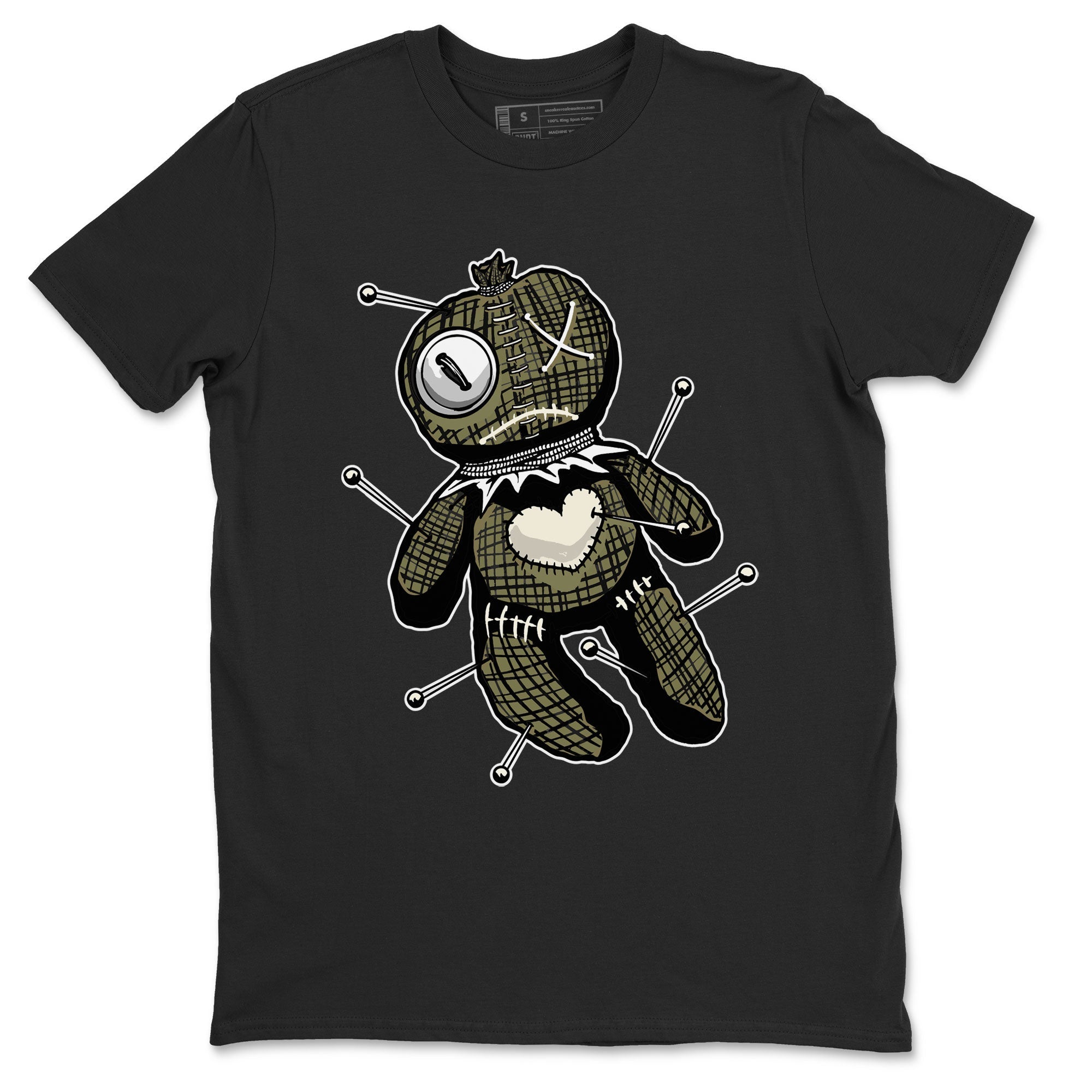 Linen Voodoo Doll snkmatch Tee - Air Jordan 4 Medium Olive