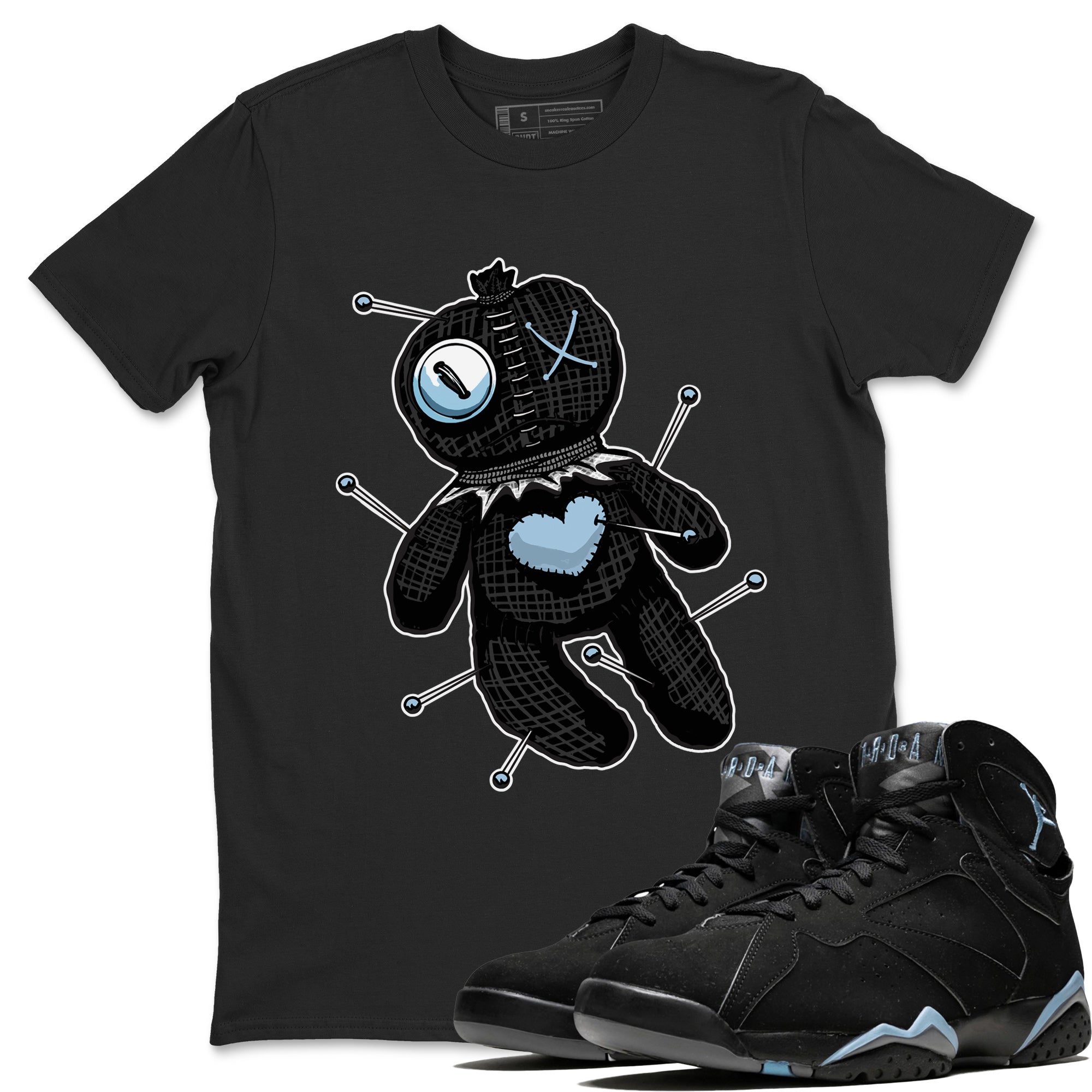 Linen Voodoo Doll Unisex Tops - Air Jordan 7 Chambray