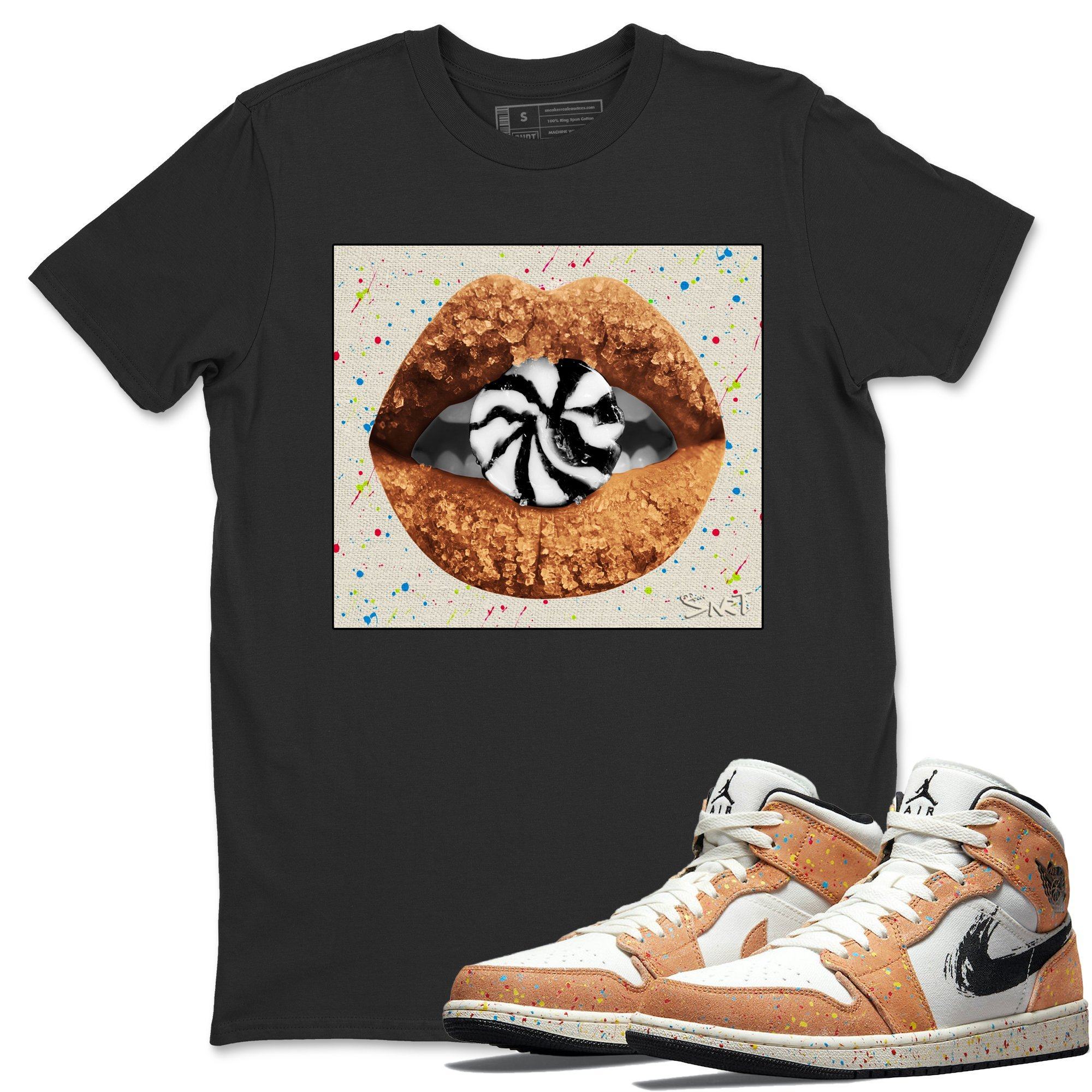 Lips Candy Unisex Tops - Air Jordan 1 Brushstroke