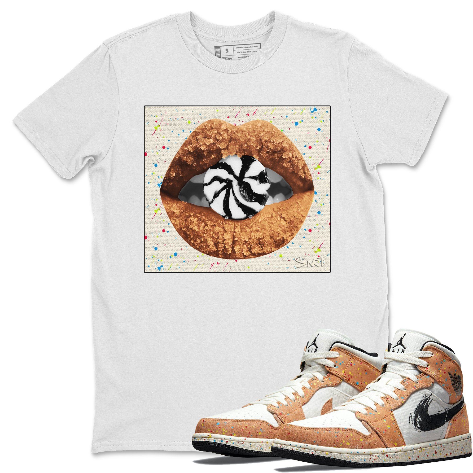 Lips Candy Unisex Tops - Air Jordan 1 Brushstroke
