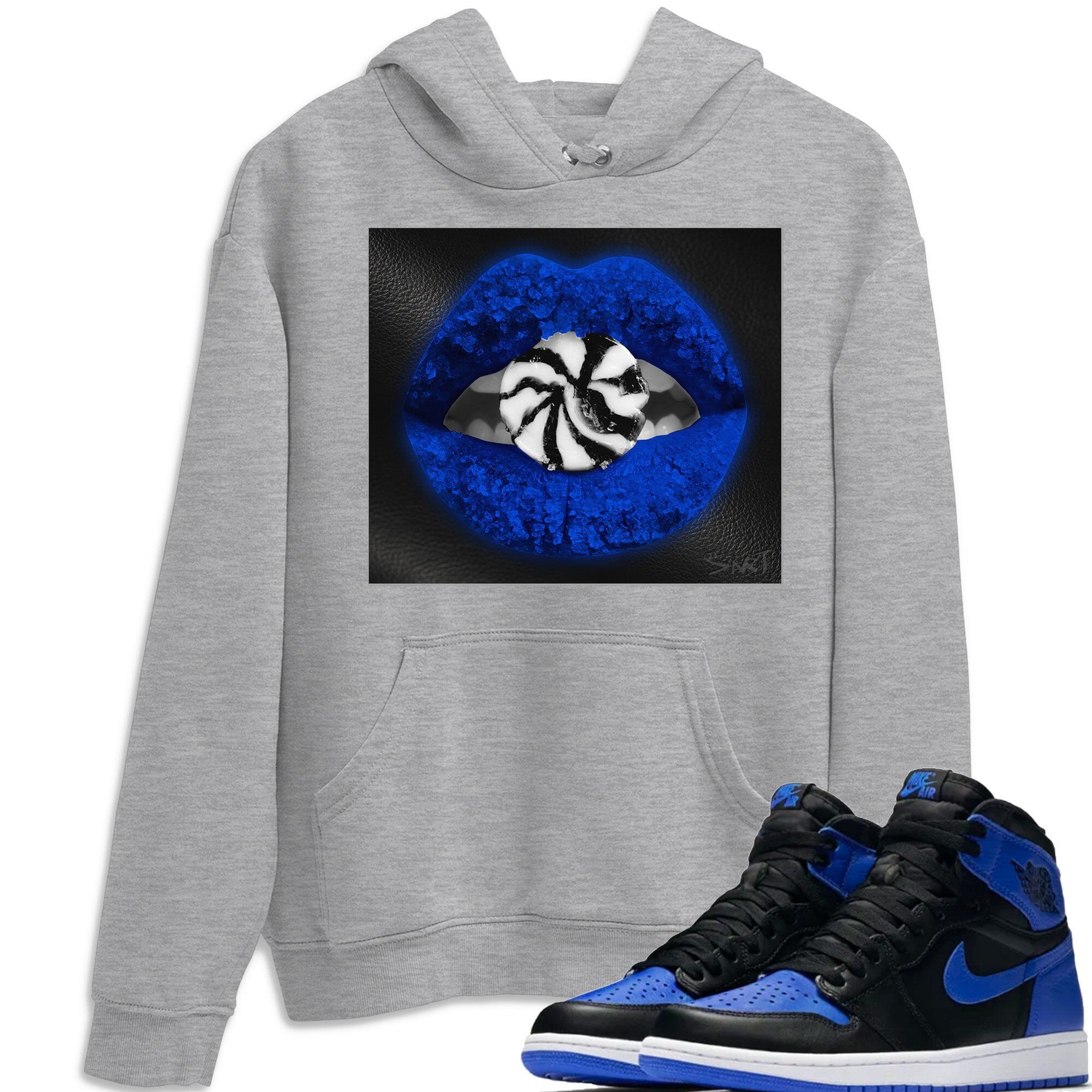 Lips Candy Unisex Tops - Air Jordan 1 Royal Black