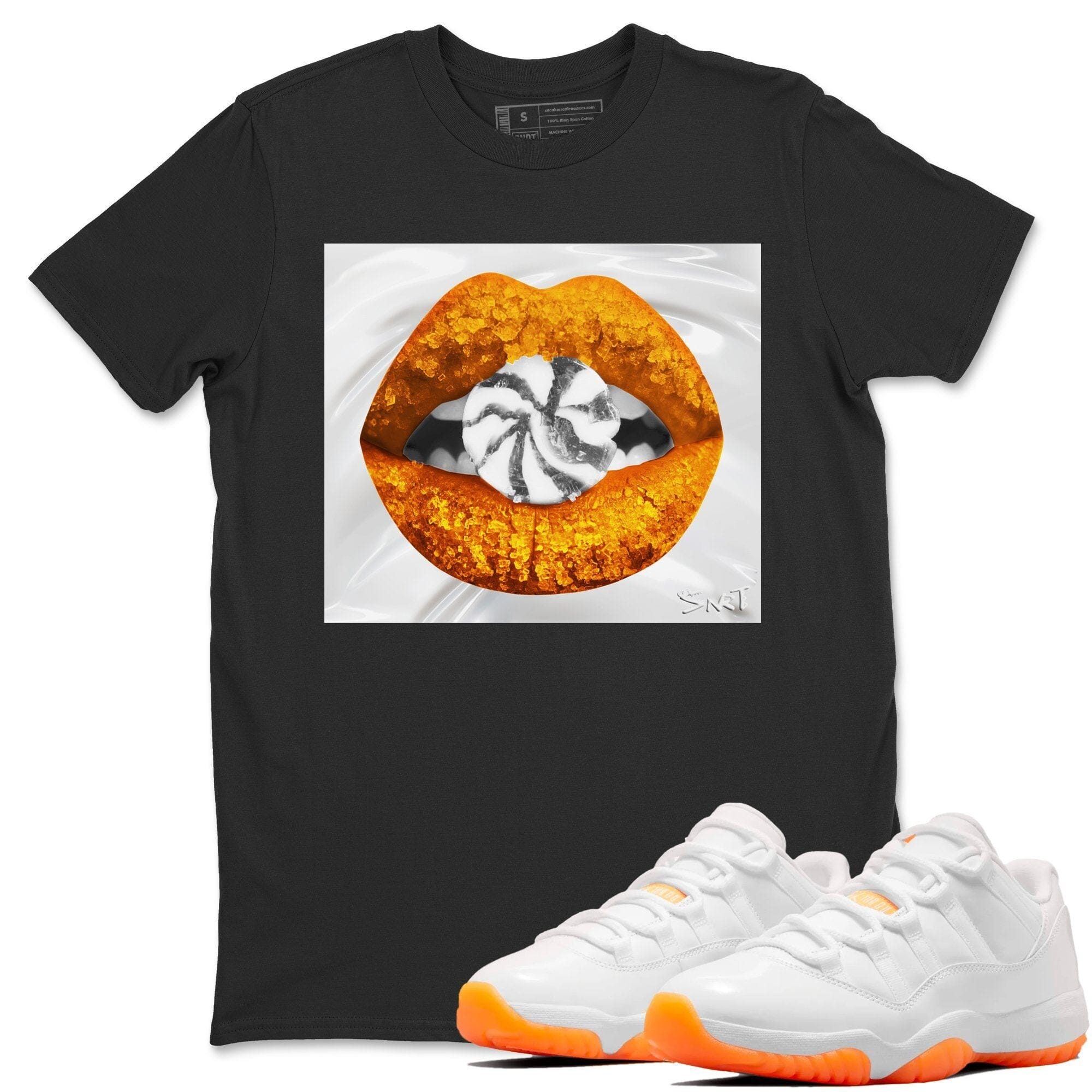 Lips Candy Unisex Tops - Air Jordan 11 Citrus