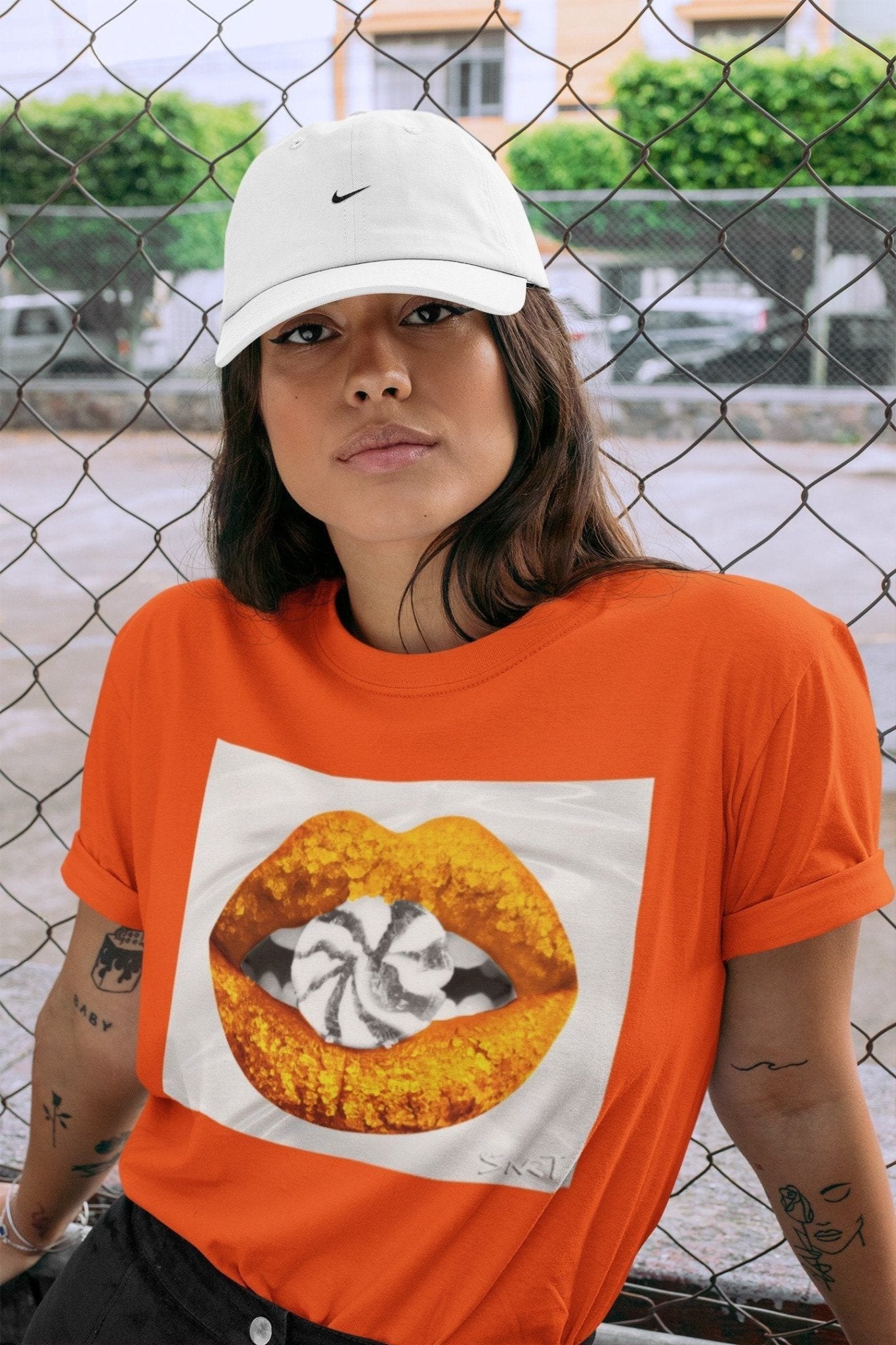 Lips Candy Unisex Tops - Air Jordan 11 Citrus