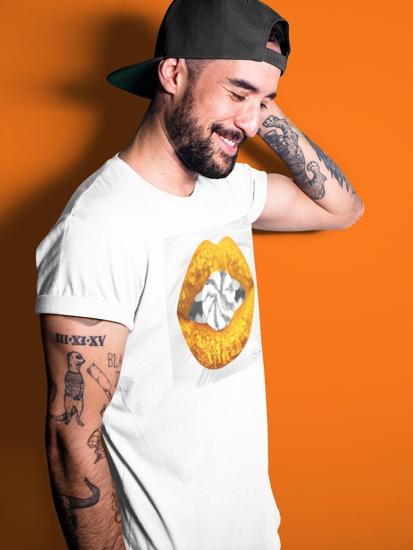 Lips Candy Unisex Tops - Air Jordan 11 Citrus