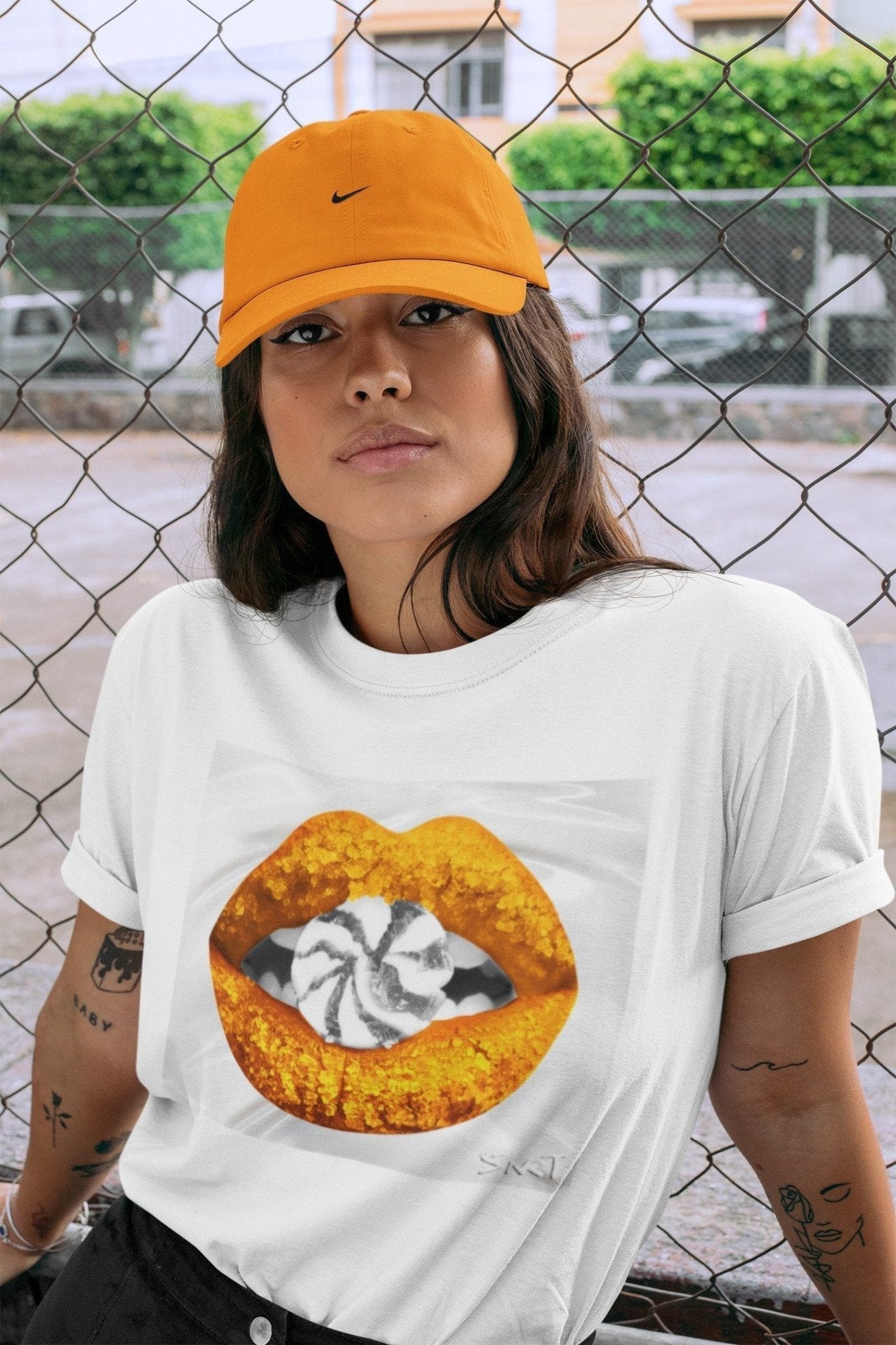 Lips Candy Unisex Tops - Air Jordan 11 Citrus