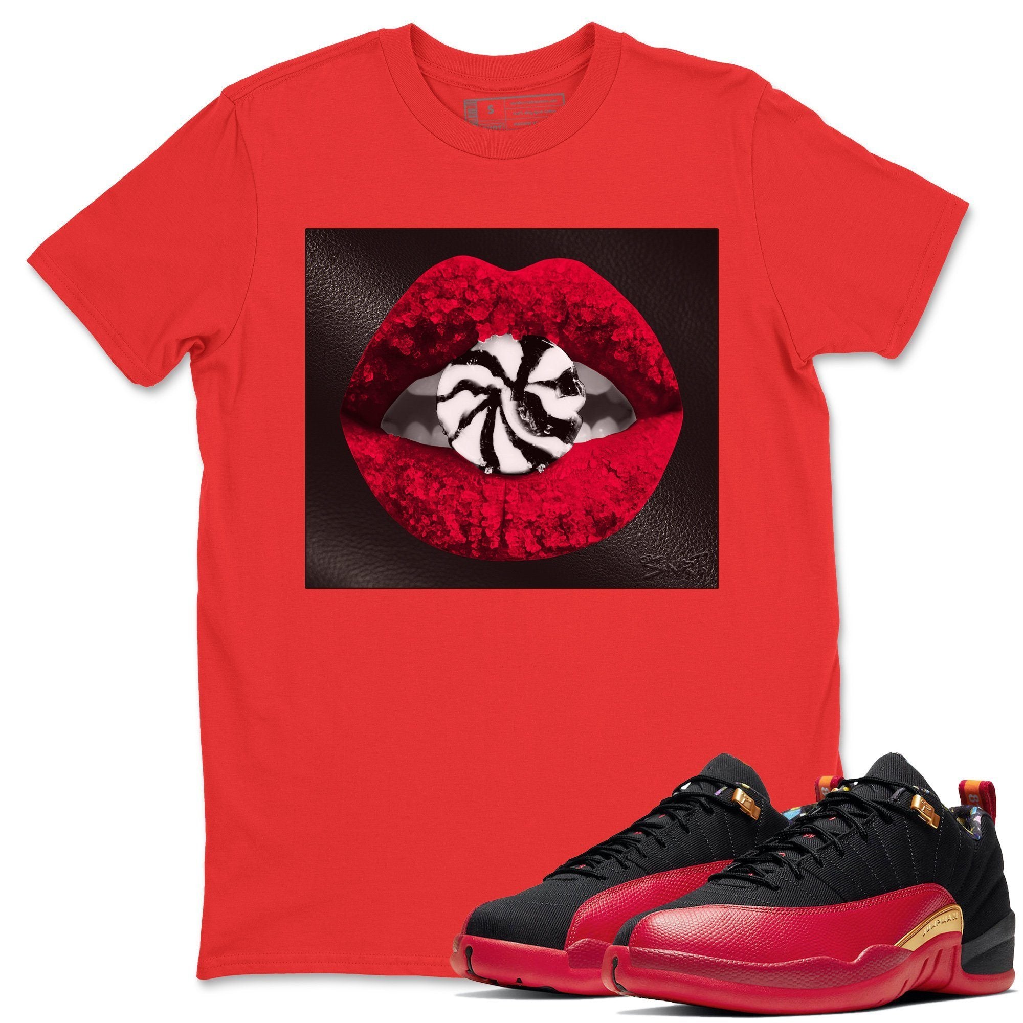 Lips Candy Unisex Tops - Air Jordan 12 Super Bowl