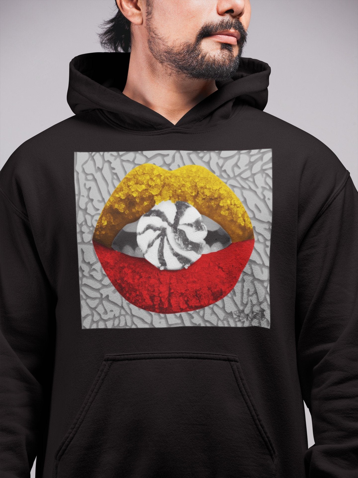 Lips Candy Unisex Tops - Air Jordan 3 Cool Grey