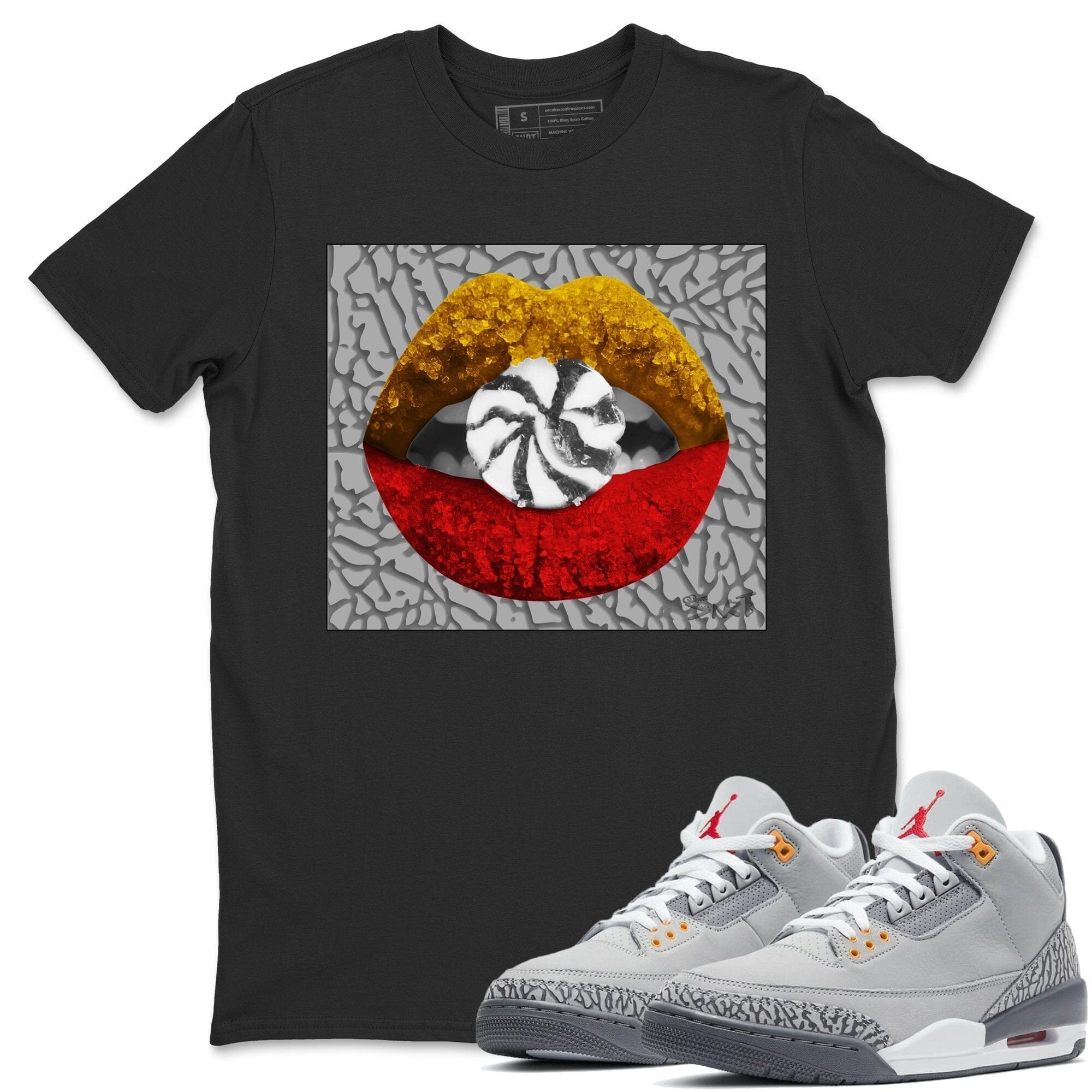 Lips Candy Unisex Tops - Air Jordan 3 Cool Grey