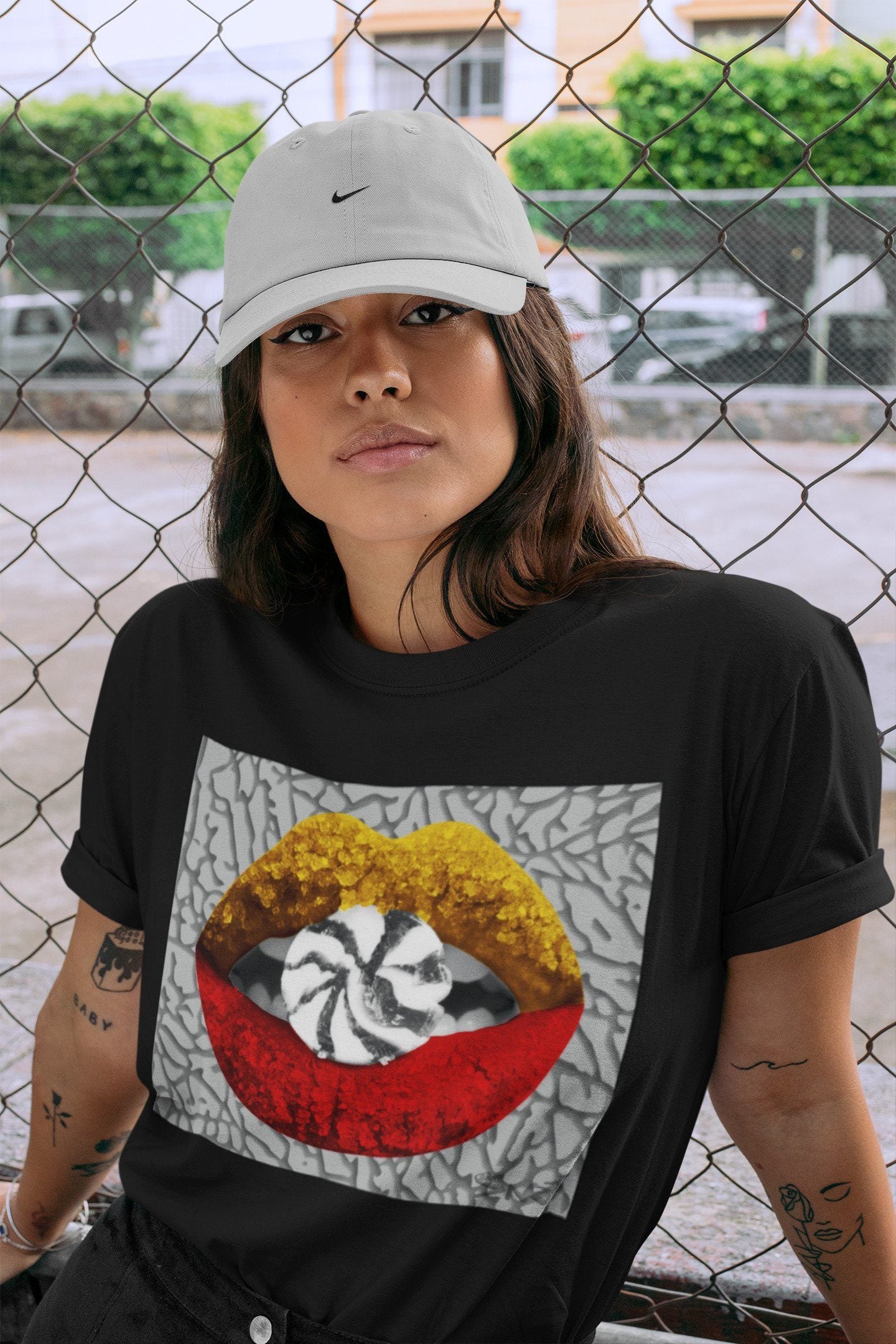 Lips Candy Unisex Tops - Air Jordan 3 Cool Grey
