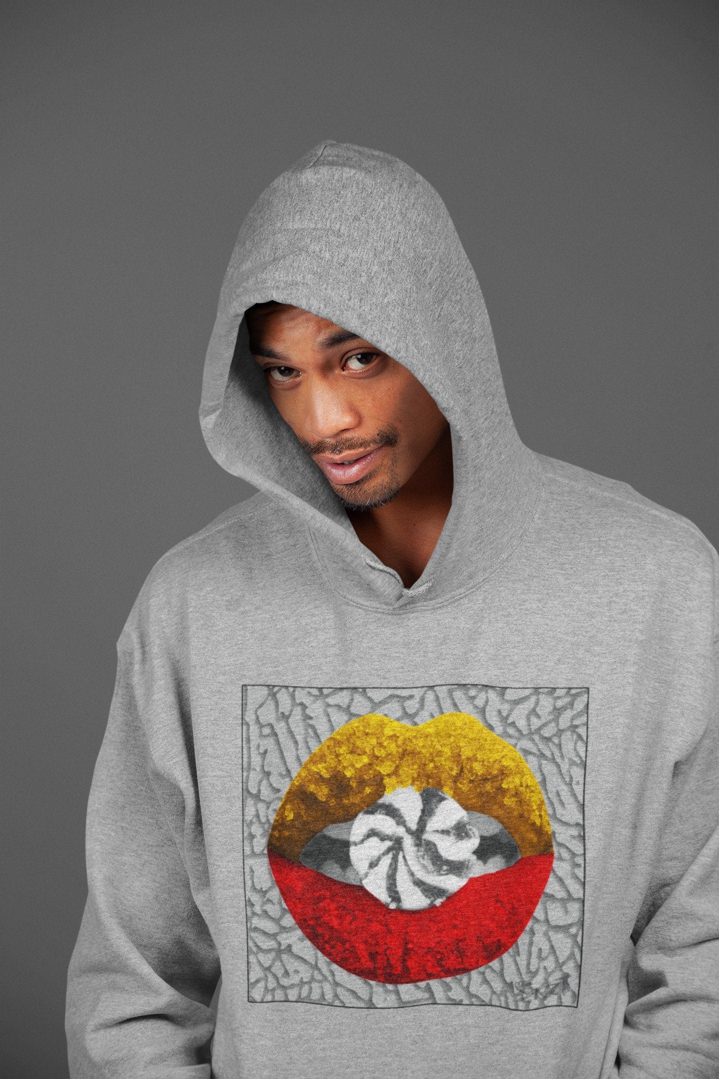 Lips Candy Unisex Tops - Air Jordan 3 Cool Grey
