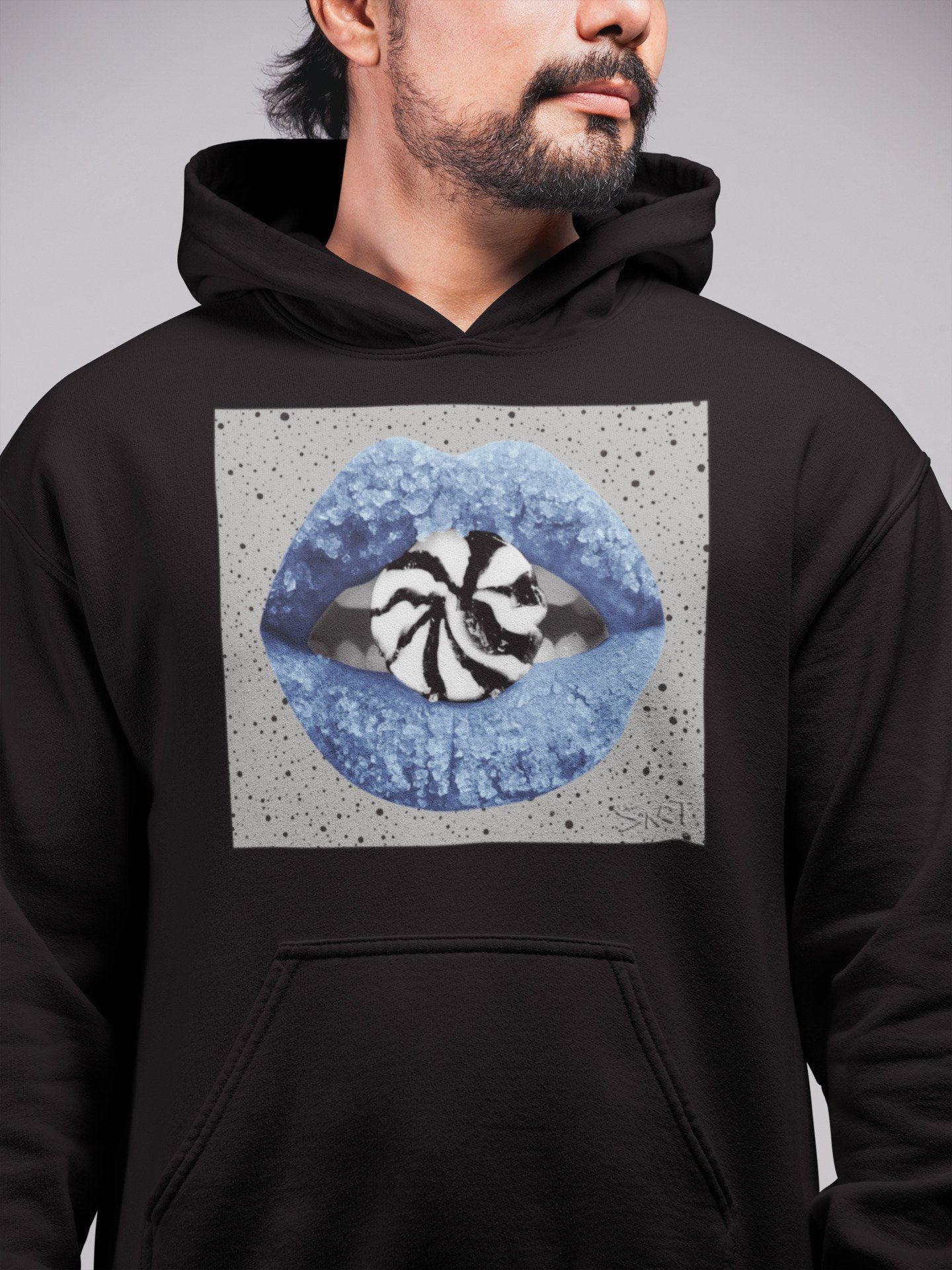 Lips Candy Unisex Tops - Air Jordan 4 University Blue