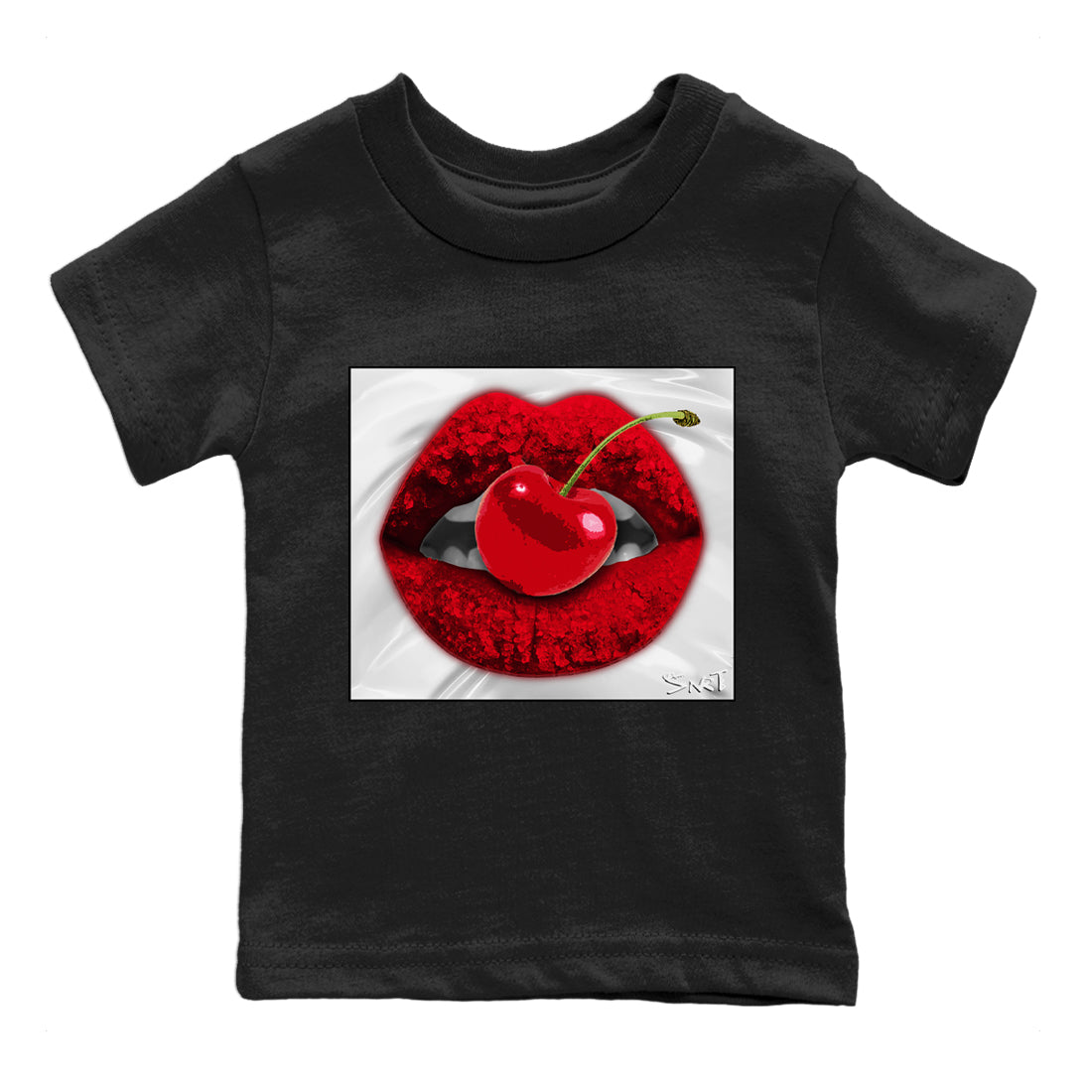 Lips Cherry Kids Tops - Air Jordan 11 Cherry