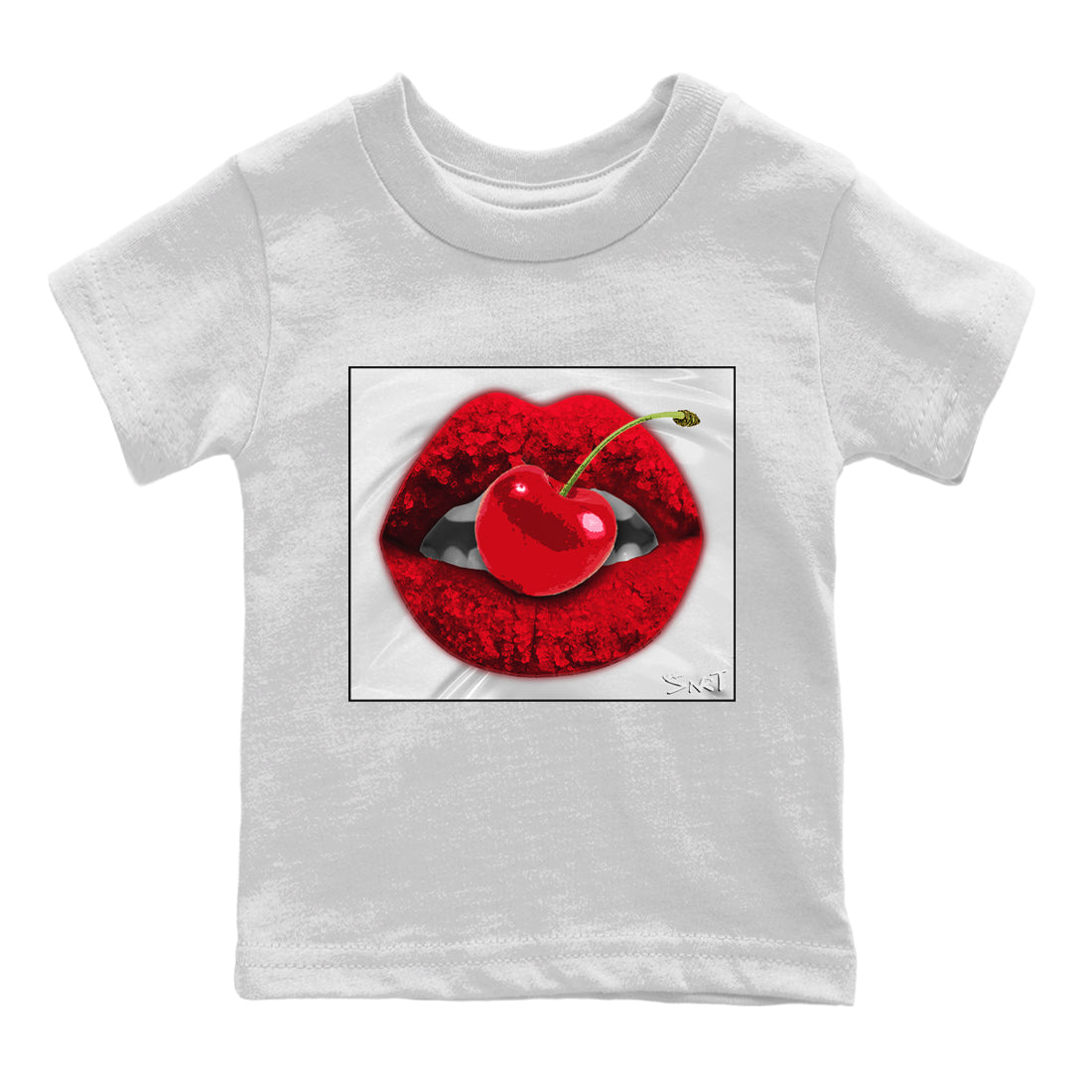 Lips Cherry Kids Tops - Air Jordan 11 Cherry