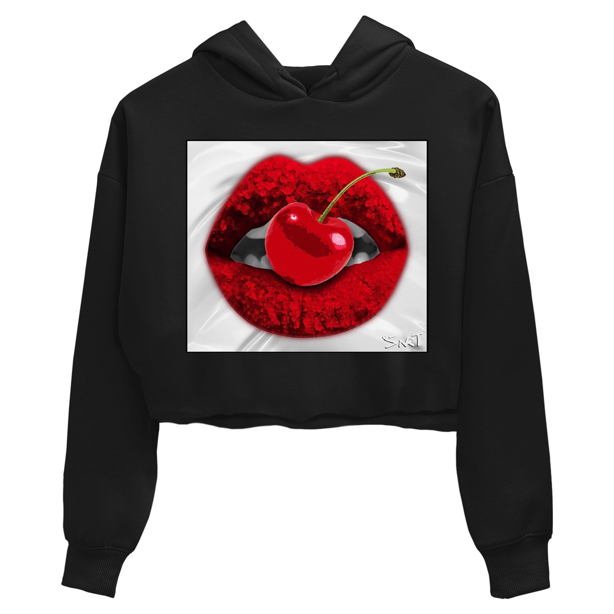 Lips Cherry Women's Tops - Air Jordan 11 Cherry