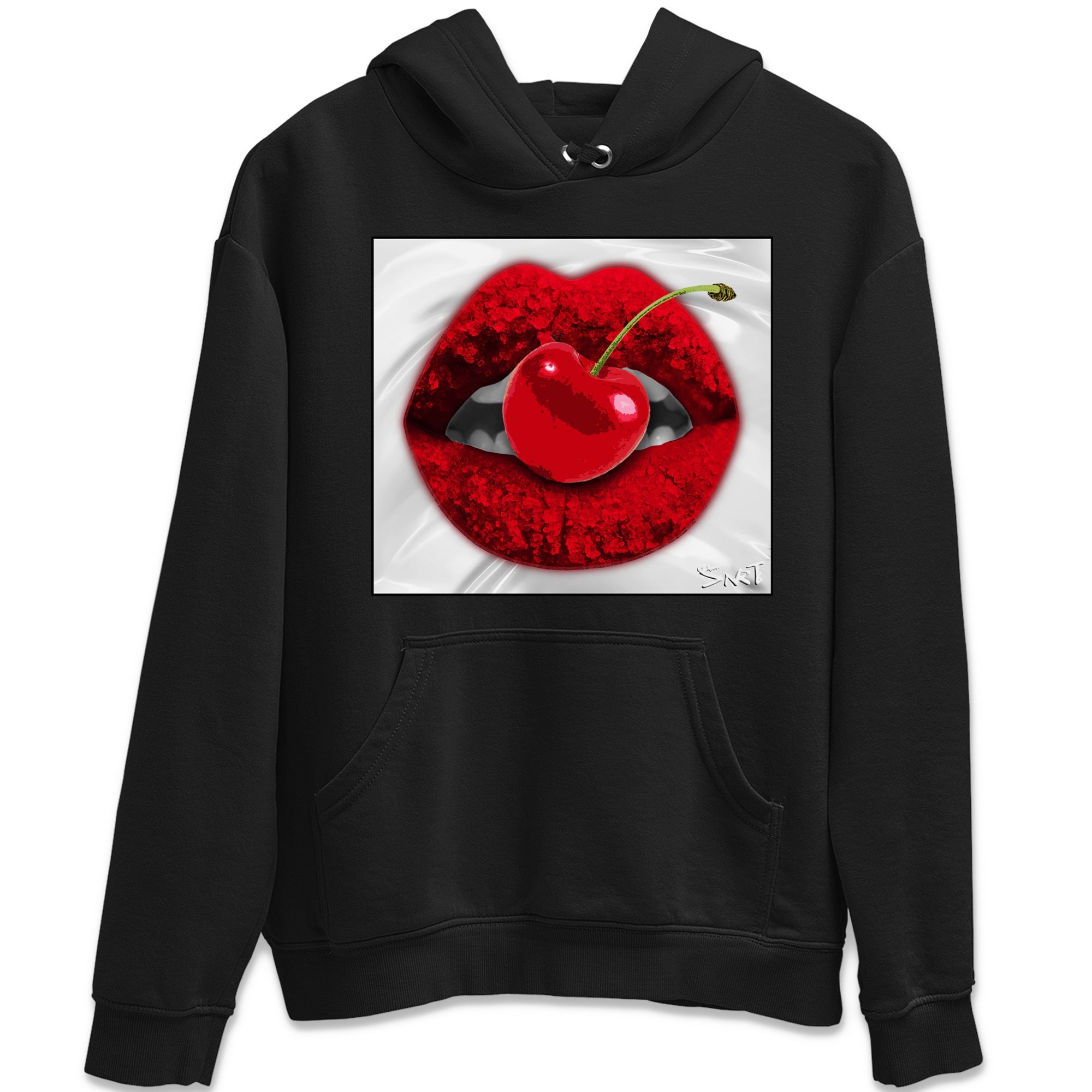 Lips Cherry Unisex Tops - Air Jordan 11 Cherry