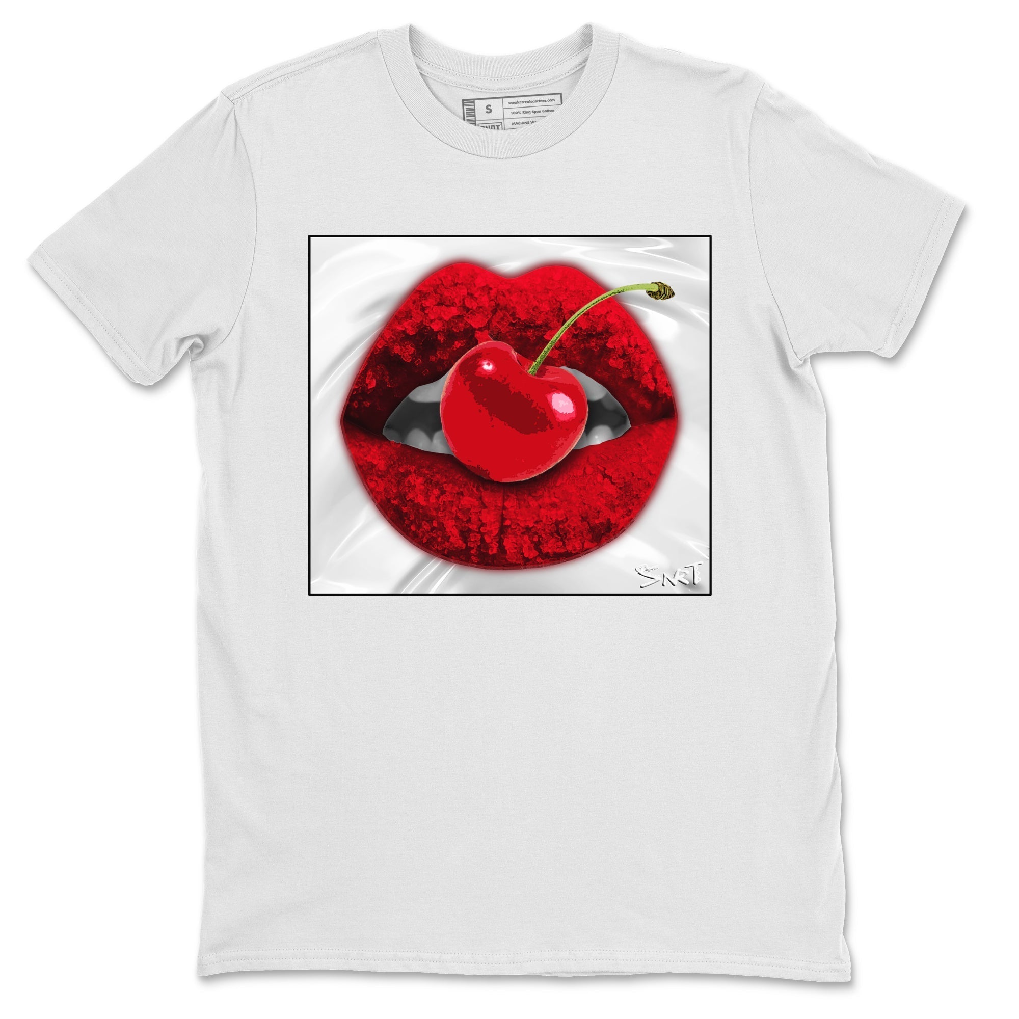 Lips Cherry Unisex Tops - Air Jordan 11 Cherry