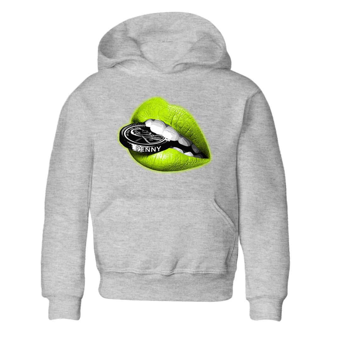 Lips Coin snkmatch Tees Kids - Air Foamposite One Black Volt
