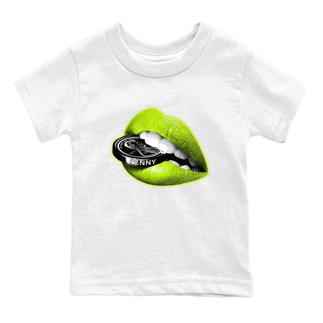 Lips Coin snkmatch Tees Kids - Air Foamposite One Black Volt