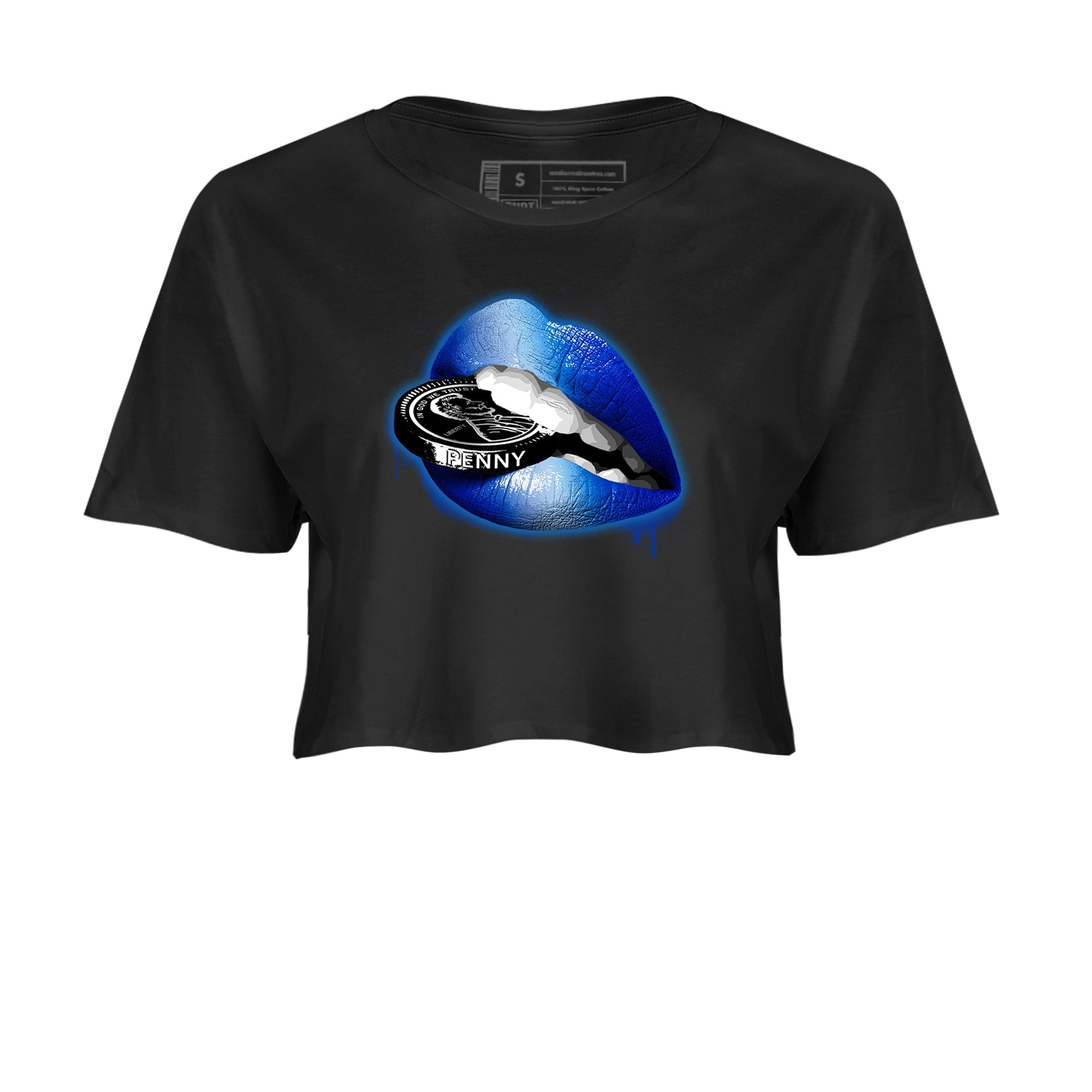 Lips Coin snkmatch Women's Top - Air Foamposite One Royal