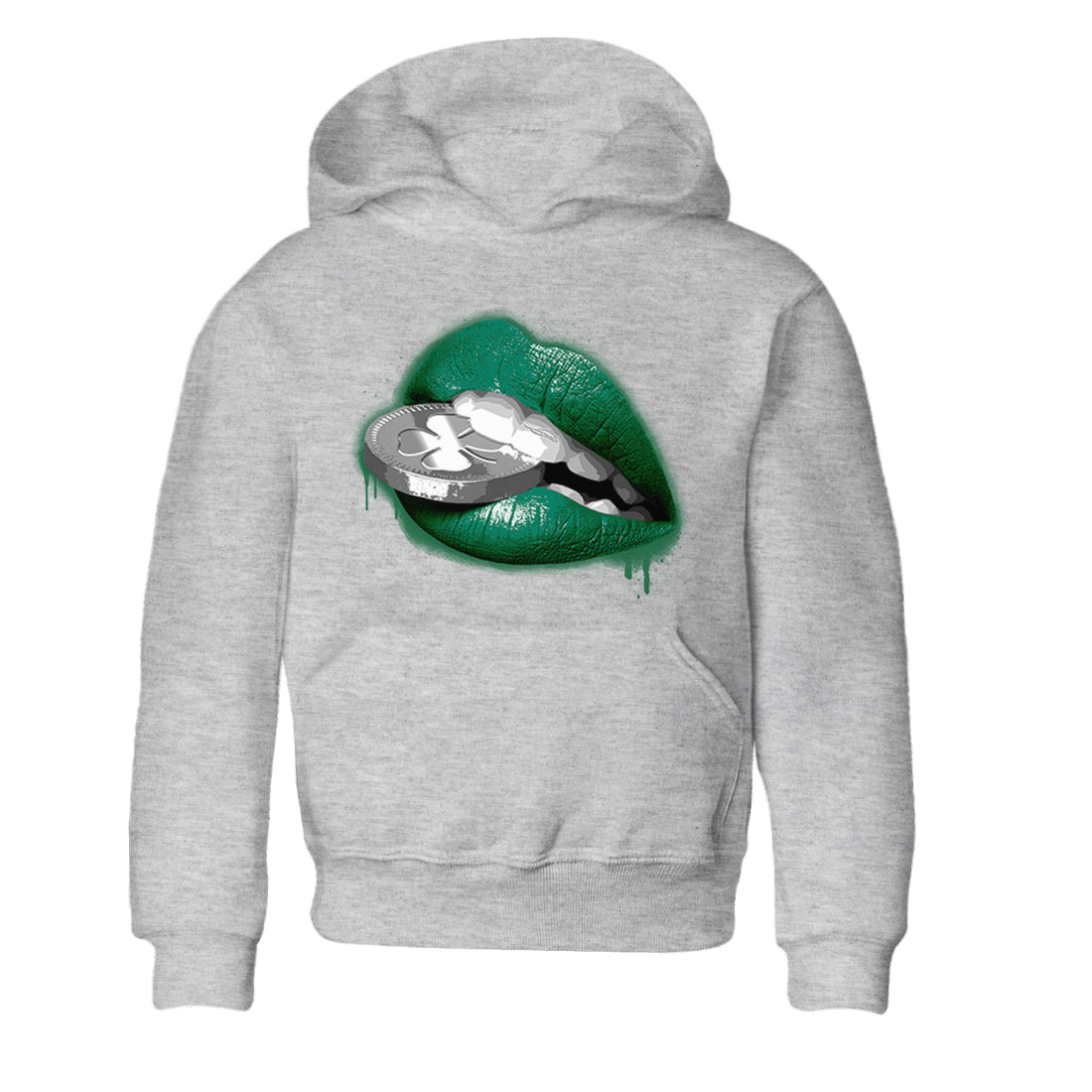 Lips Coin Kids Tops - Air Jordan 1 Gorge Green