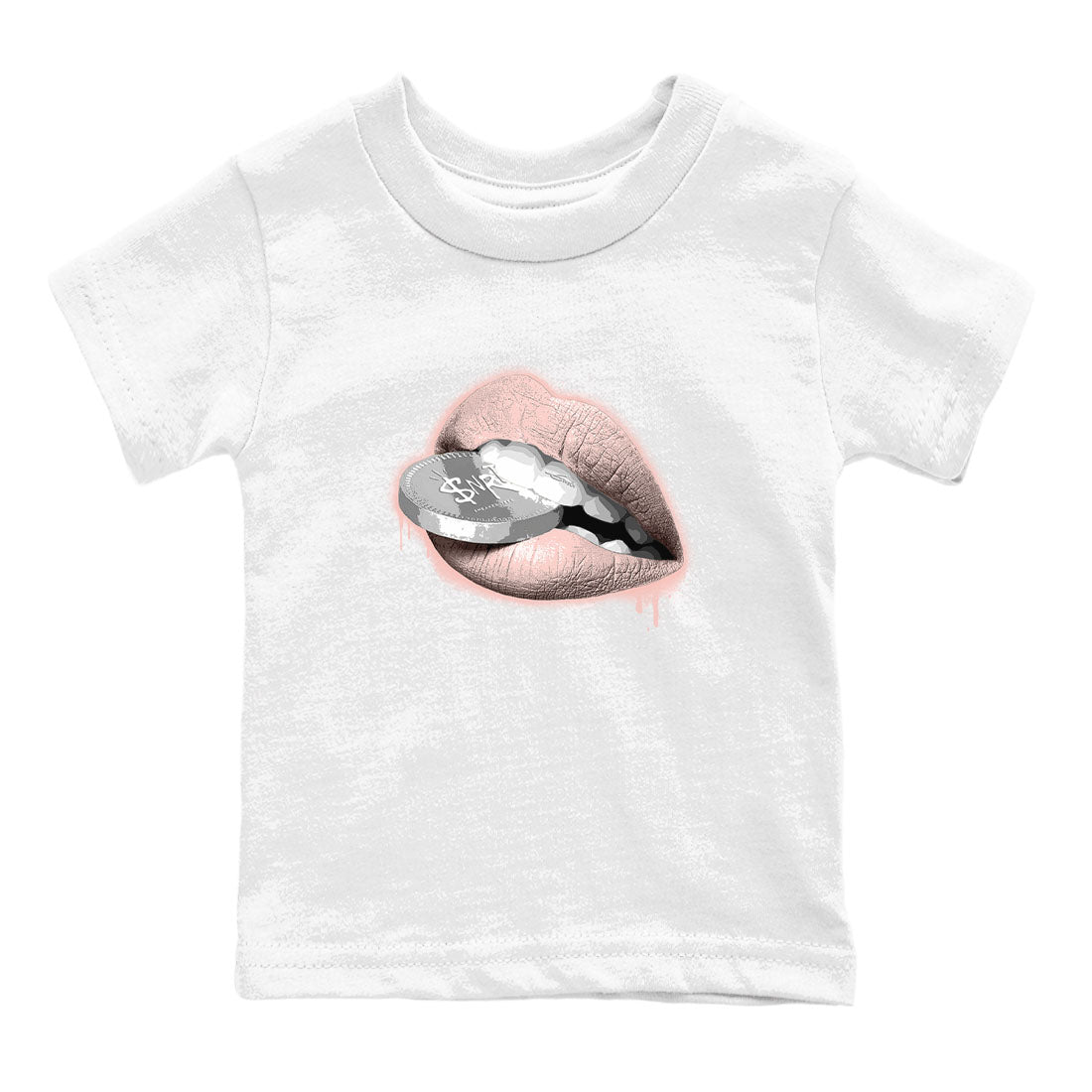 Lips Coin snkmatch Tees Kids - Air Jordan 11 Legend Pink