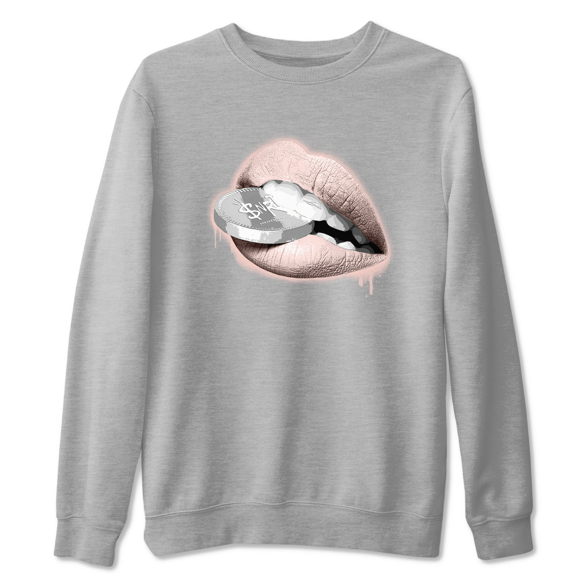 Lips Coin snkmatch Tees - Air Jordan 11 Legend Pink