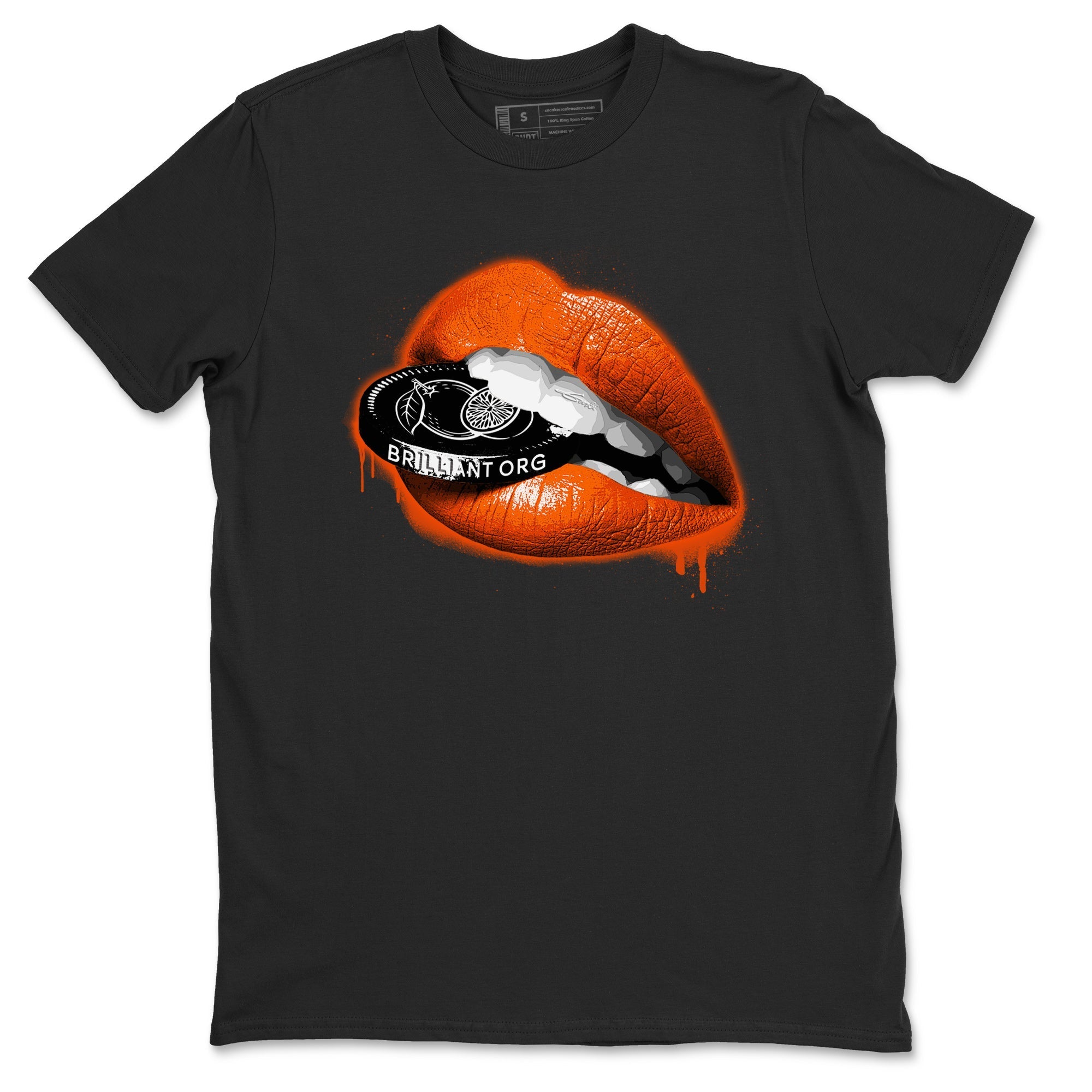 Lips Coin Unisex Tops - Air Jordan 12 Brilliant Orange