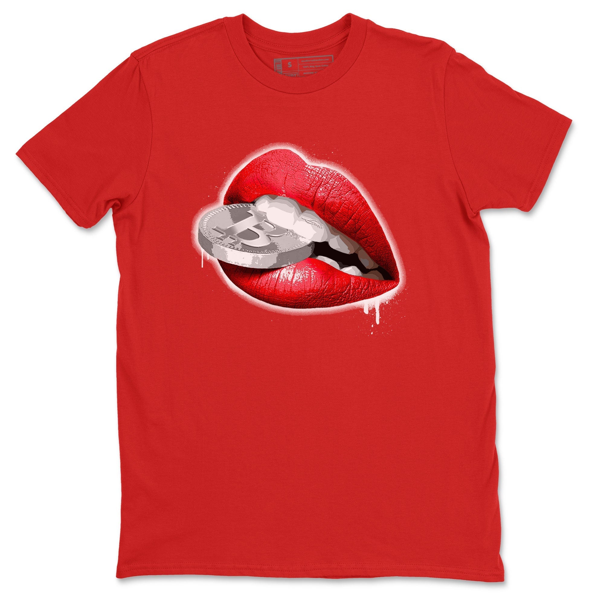 Lips Coin snkmatch Tee - Air Jordan 12 Cherry