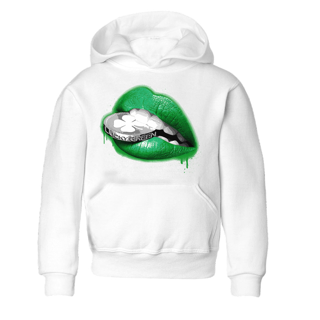 Lips Coin Kids Tops - Air Jordan 3 Lucky Green