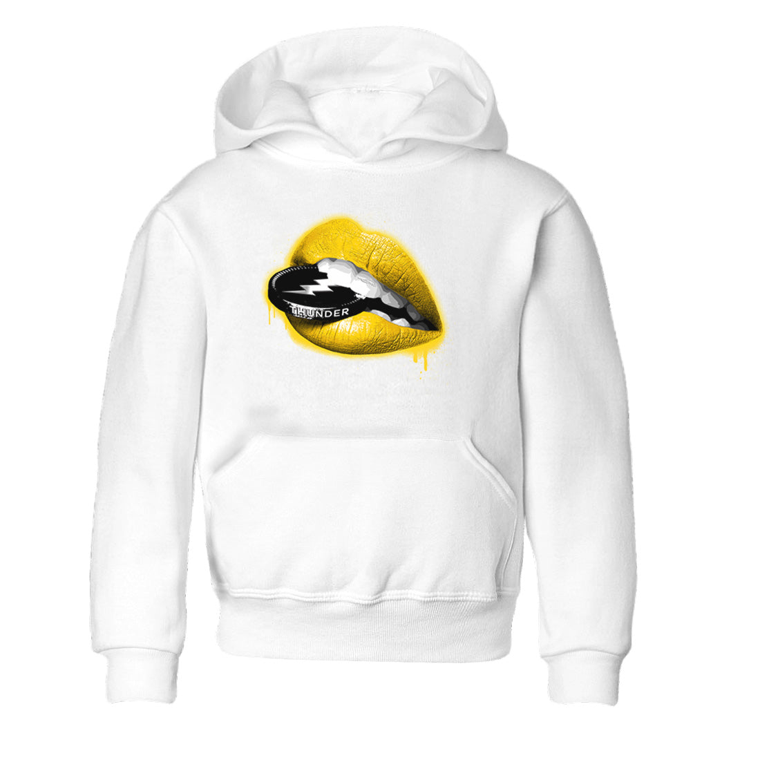 Lips Coin Kids Tops - Air Jordan 4 Thunder