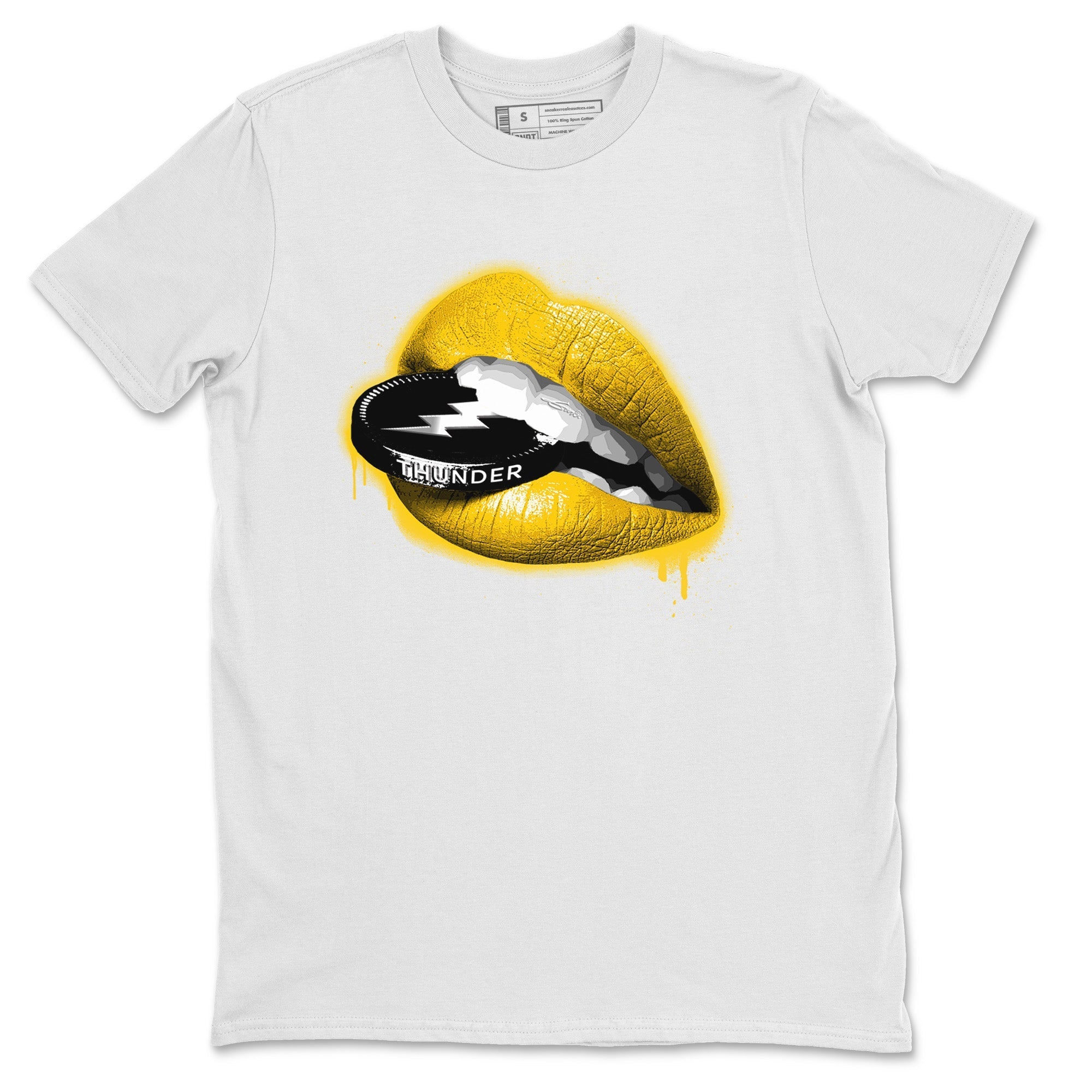 Lips Coin Unisex Tops - Air Jordan 4 Thunder