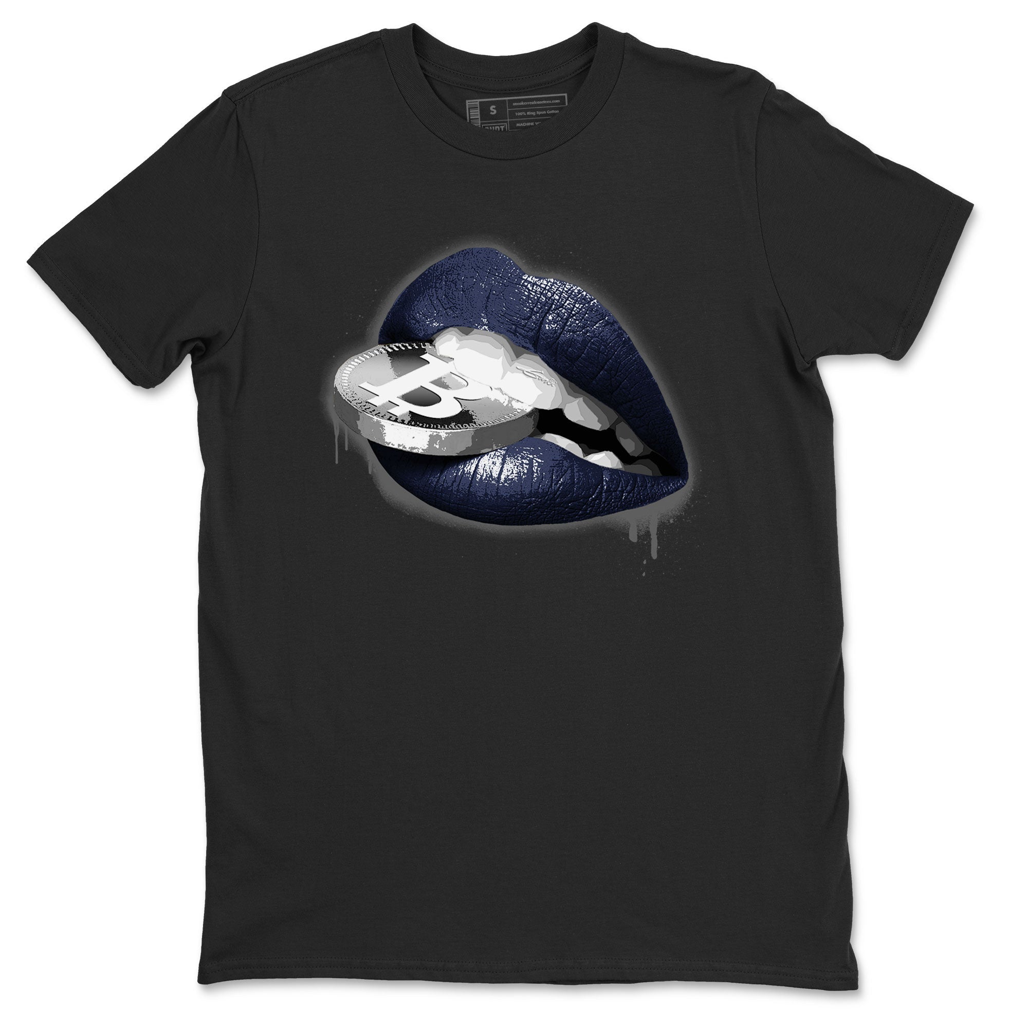 Lips Coin snkmatch Tee - Air Jordan 5 Georgetown