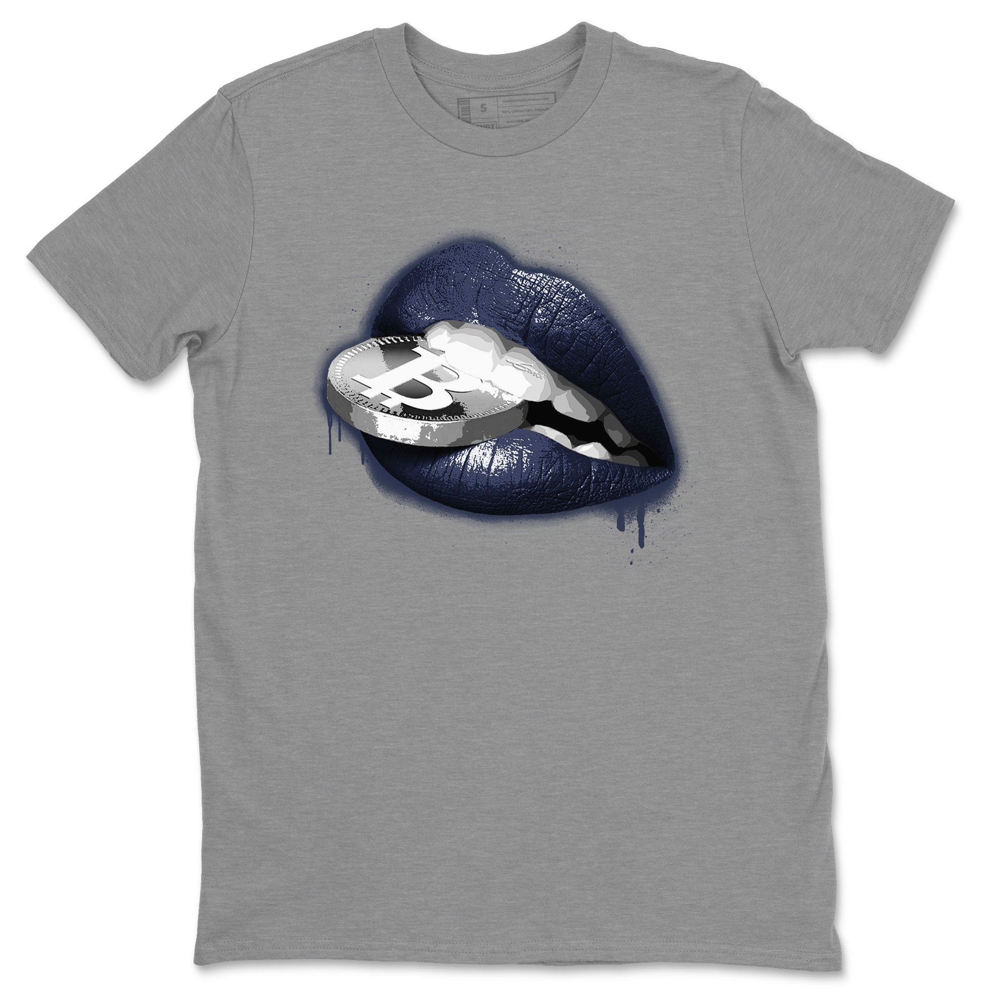Lips Coin snkmatch Tee - Air Jordan 5 Georgetown