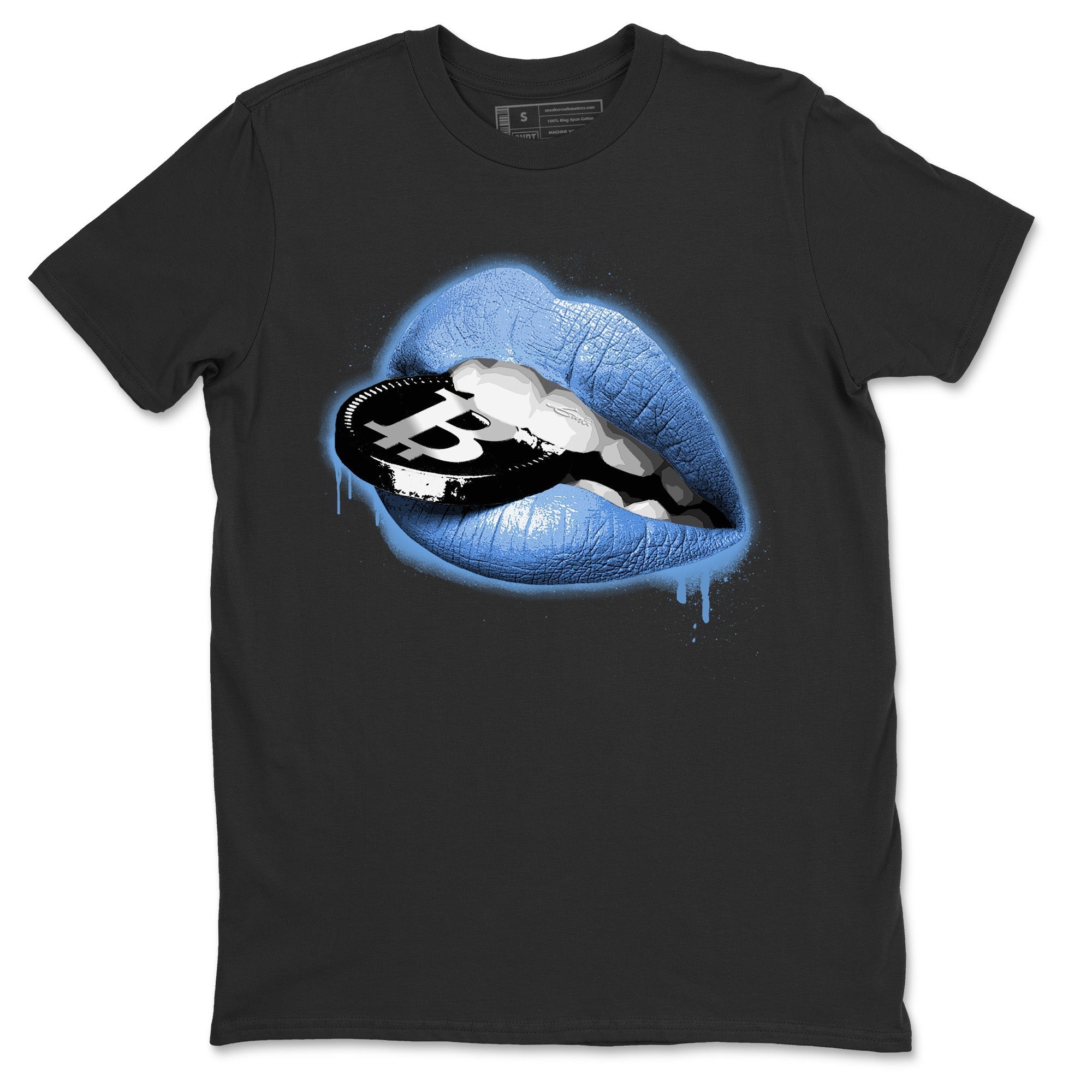 Lips Coin Unisex Tops - Air Jordan 5 UNC