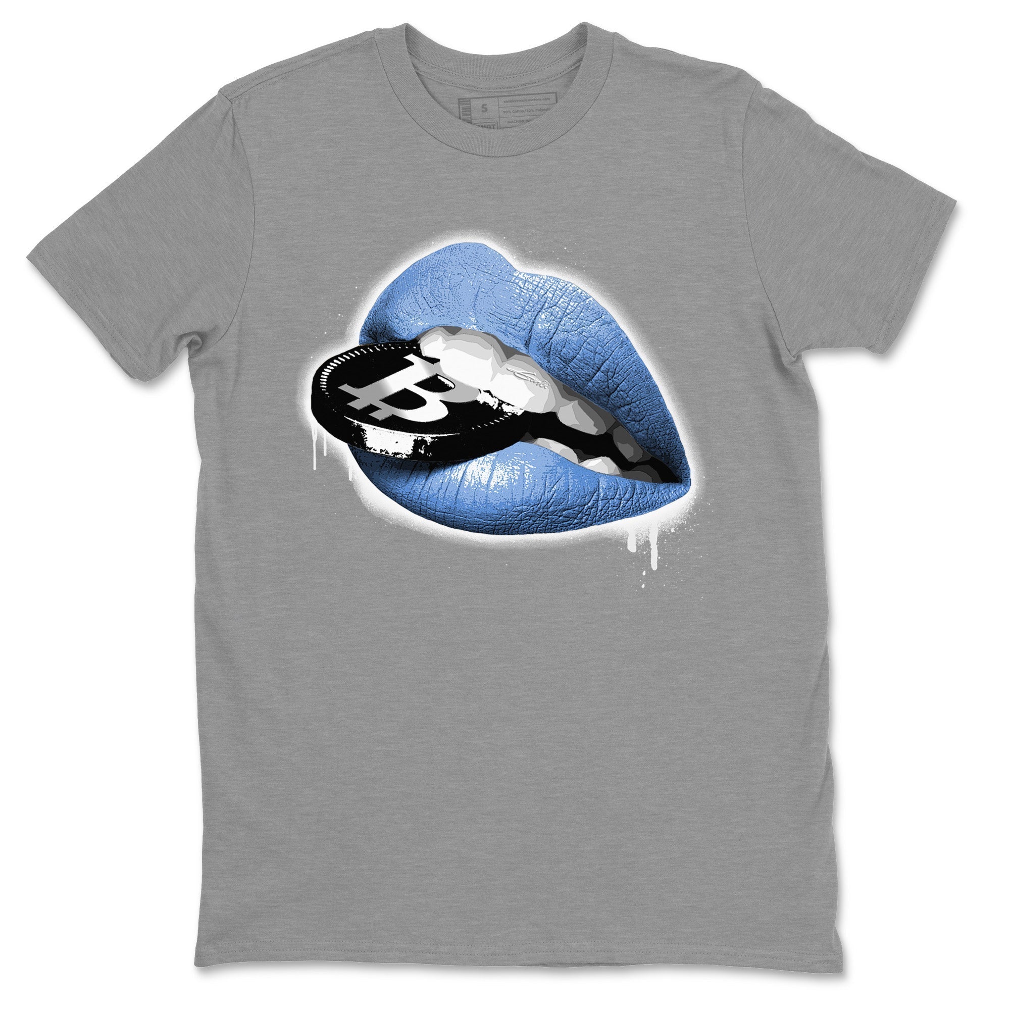 Lips Coin Unisex Tops - Air Jordan 5 UNC