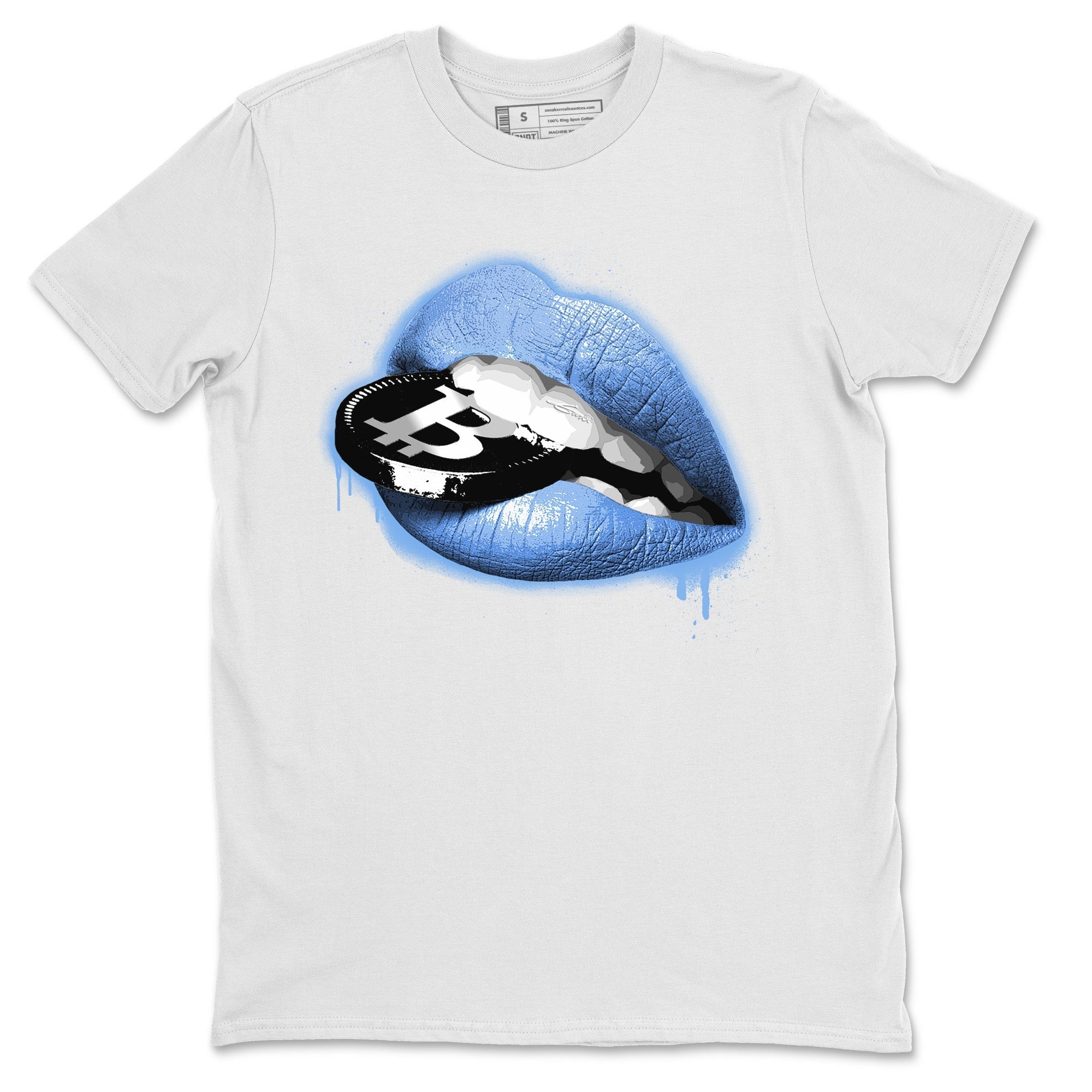 Lips Coin Unisex Tops - Air Jordan 5 UNC