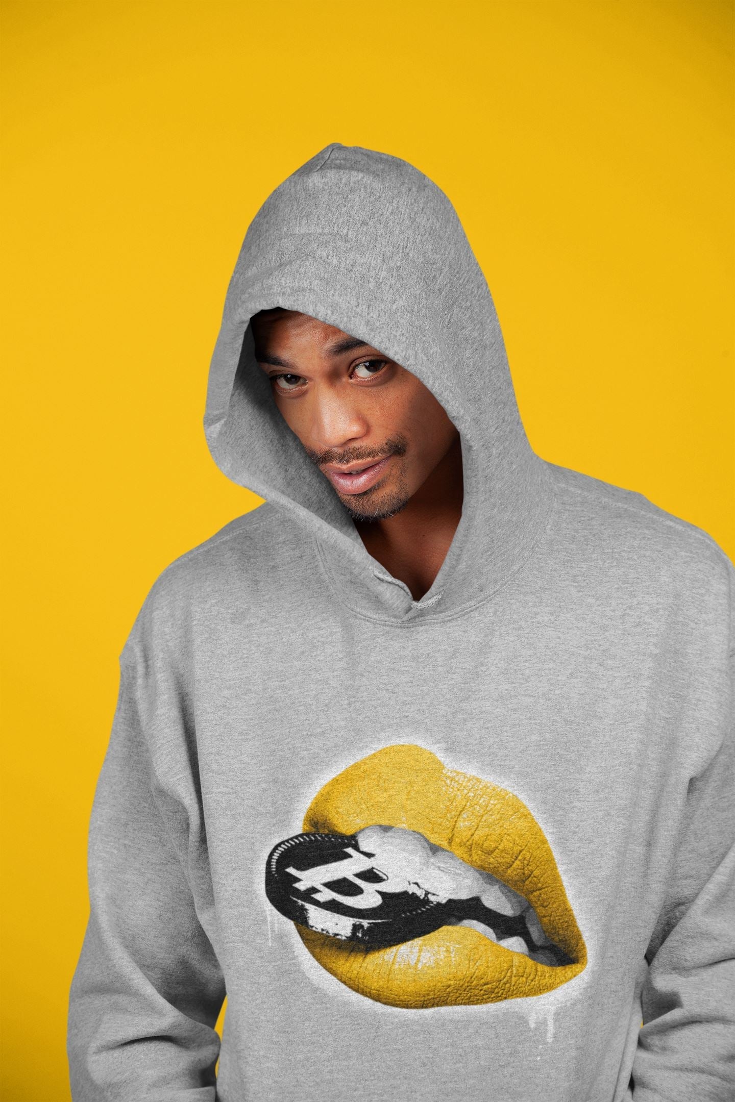 Lips Coin Unisex Tops - Air Jordan 1 Yellow Toe