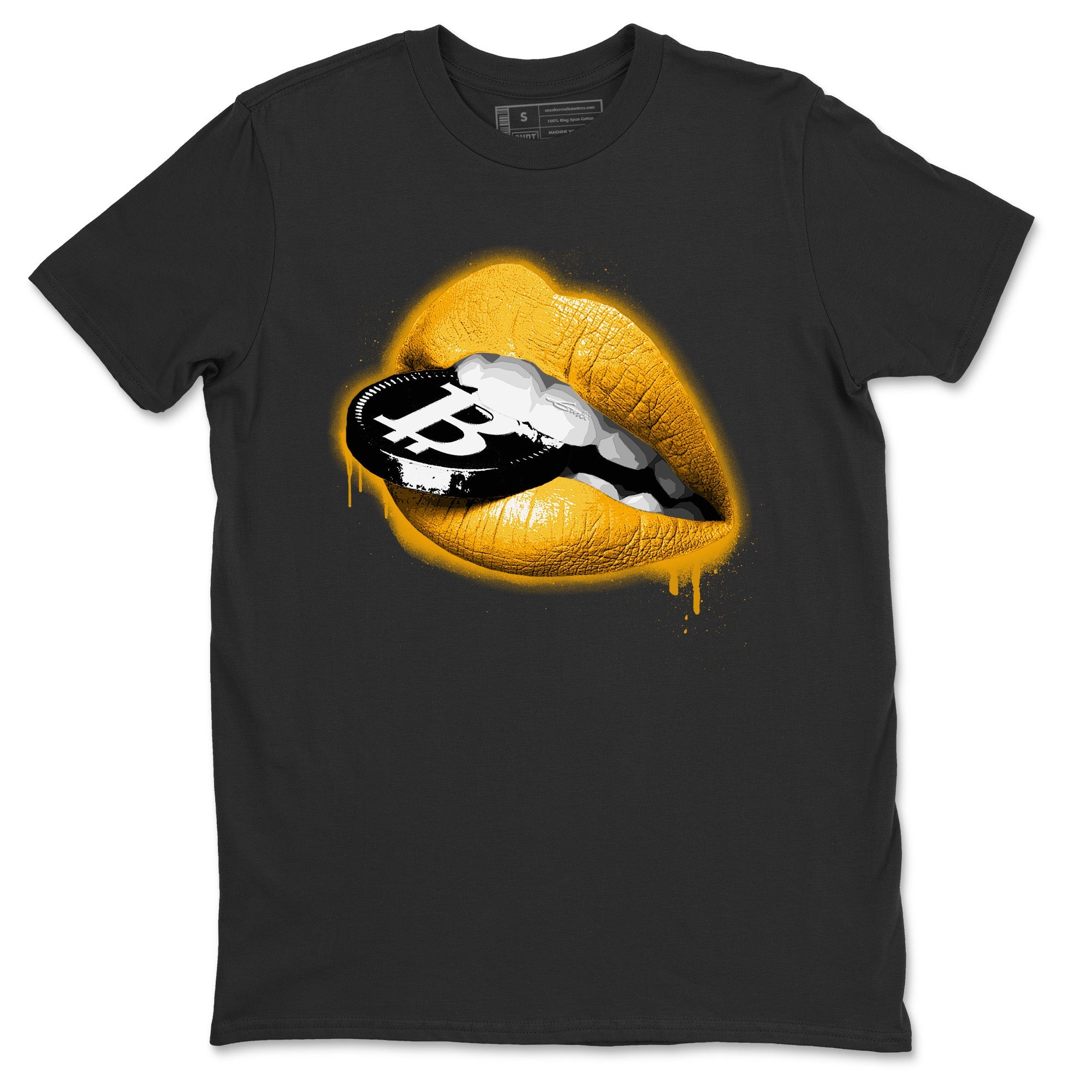 Lips Coin Unisex Tops - Air Jordan 1 Yellow Toe