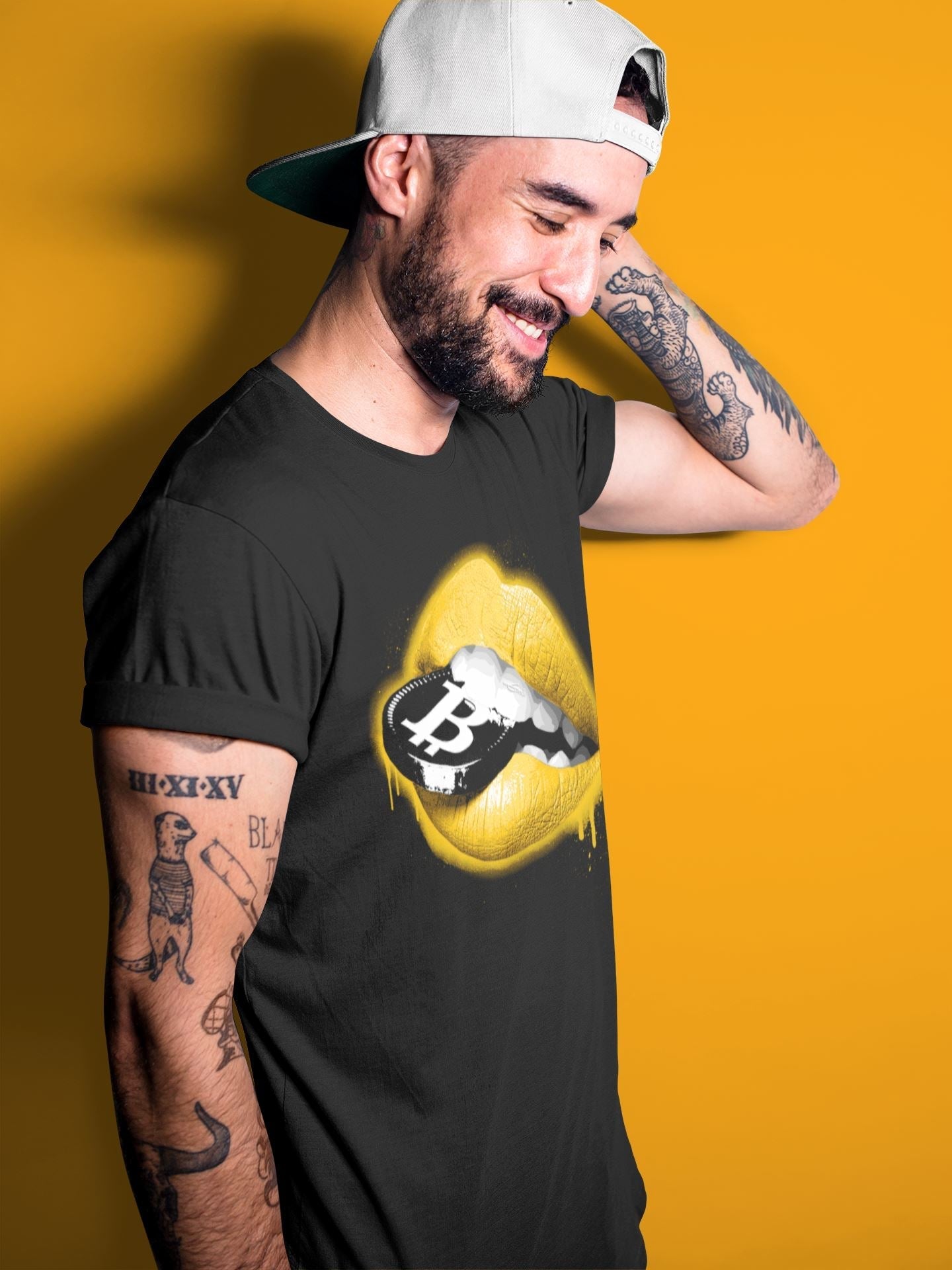 Lips Coin Unisex Tops - Air Jordan 1 Yellow Toe
