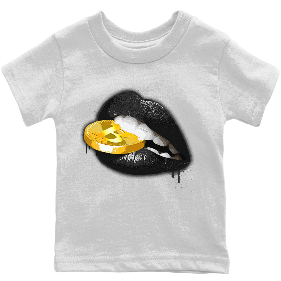 Lips Coin Kids Tops - Air Jordan 12 Black Taxi