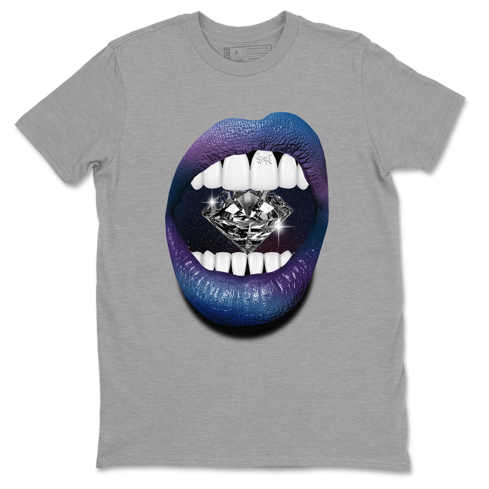 Lips Diamond snkmatch Tees - Air Foamposite One Galaxy