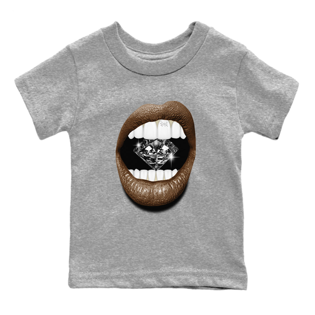 Lips Diamond snkmatch Tees Kids - Air Jordan 1 Mocha